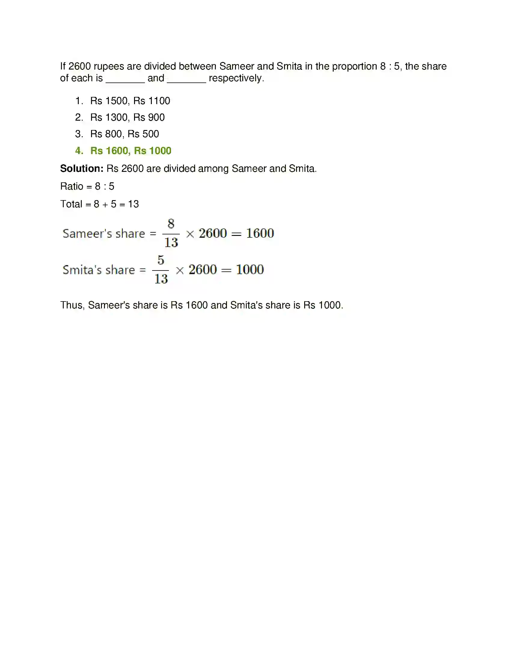 Maharashtra Board Class 7th Mathematics Miscellaneous Problems Set - 2 Solution 7