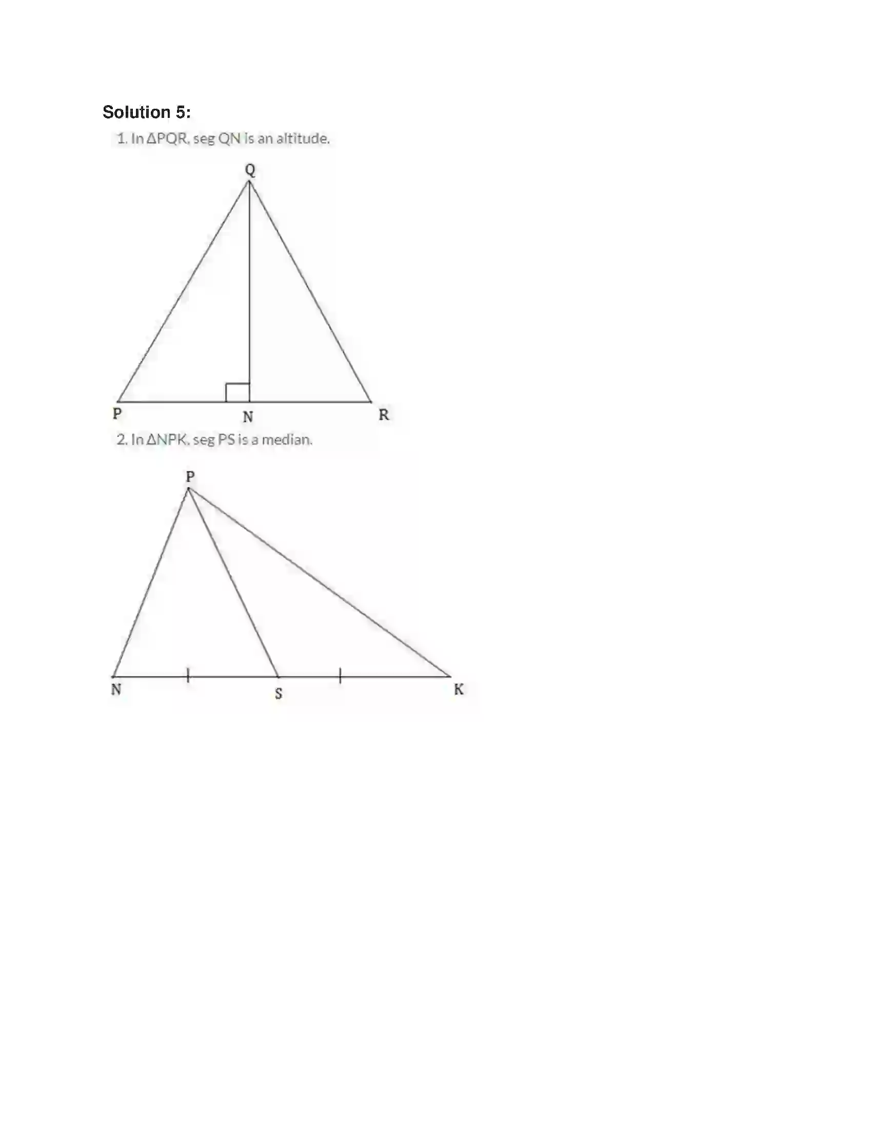 Maharashtra Board Class 7th Mathematics Properties of Triangles Solution 2