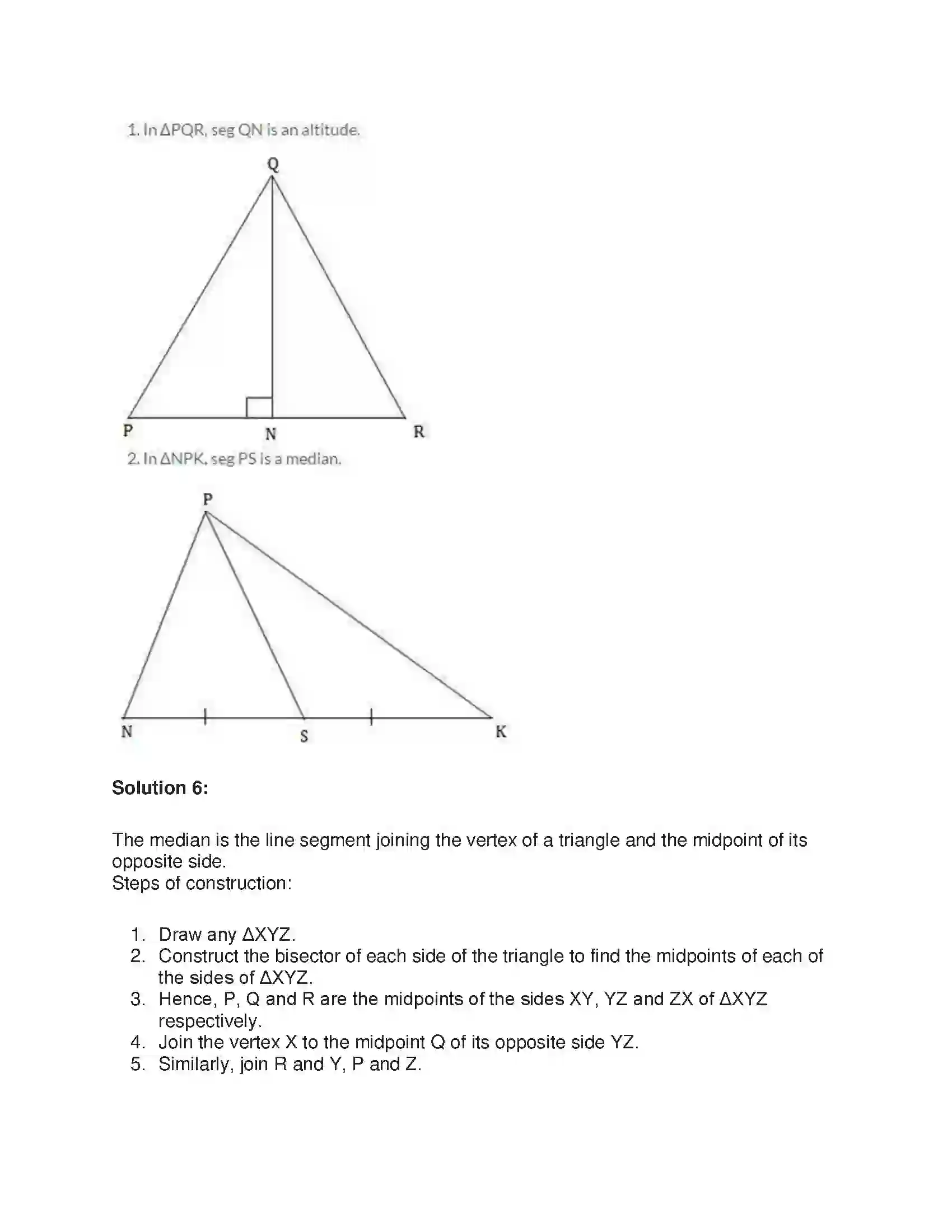 Maharashtra Board Class 7th Mathematics Properties of Triangles Solution 3