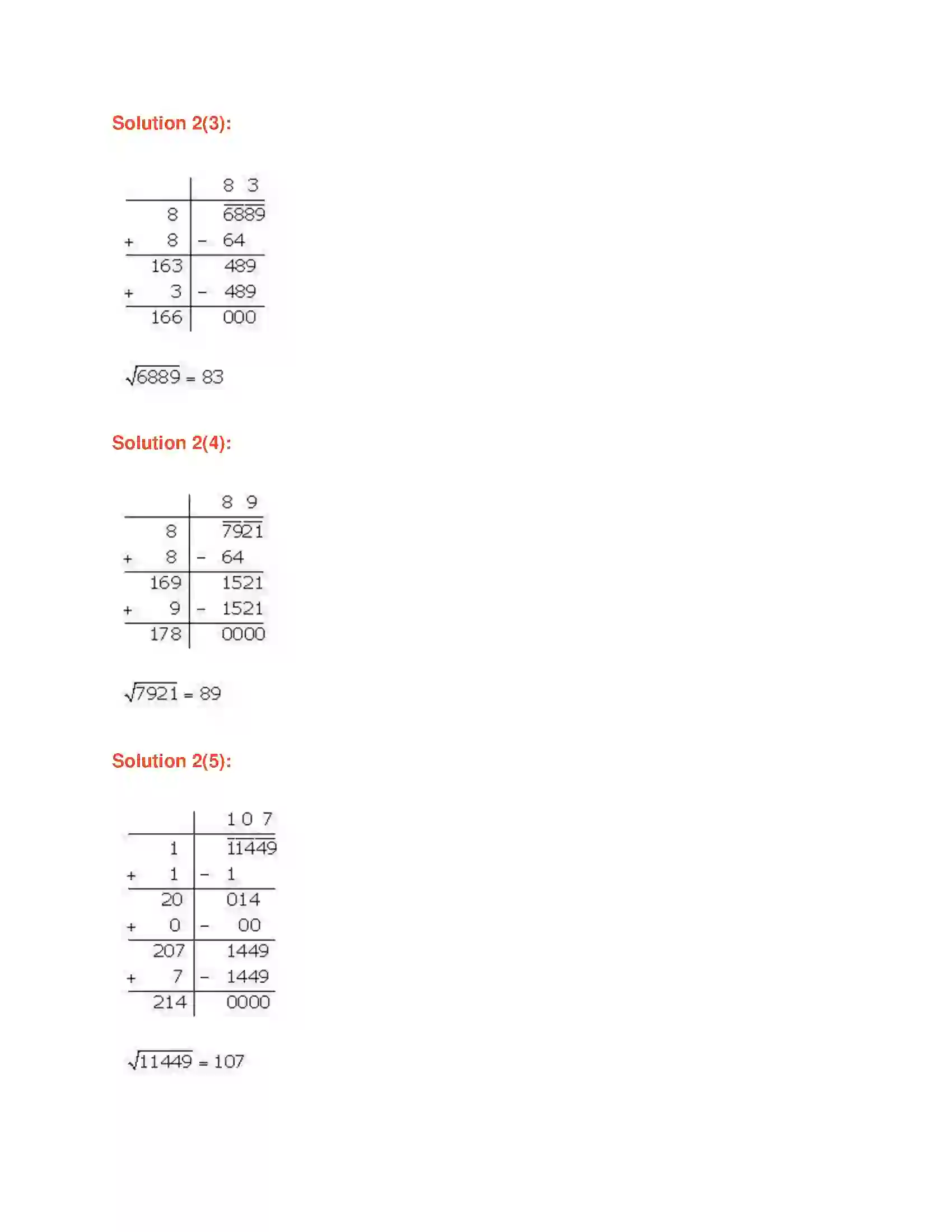 Maharashtra Board Class 7th Mathematics Squares and Square Roots Solution 5