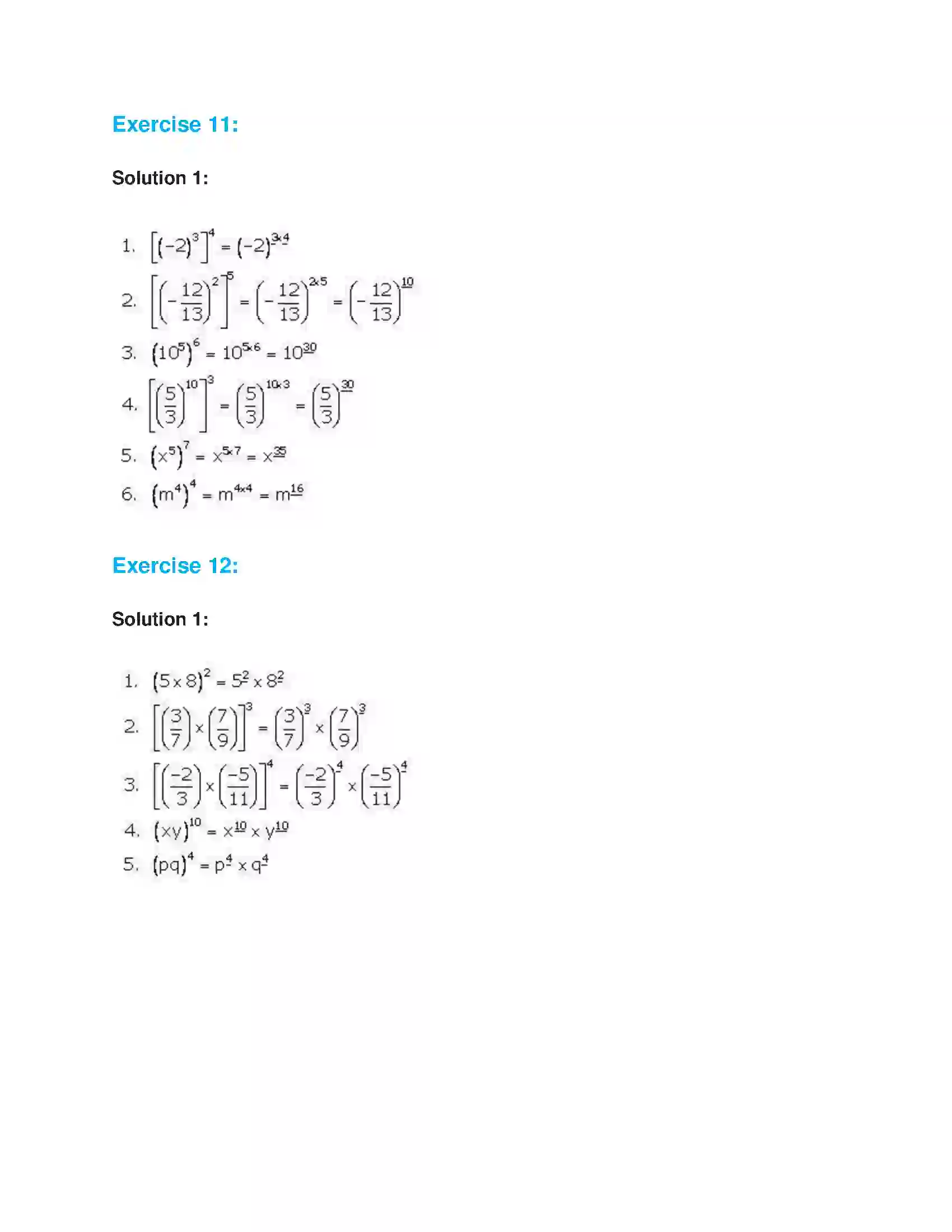 Maharashtra Board Class 7th Mathematics Indices Solution 6