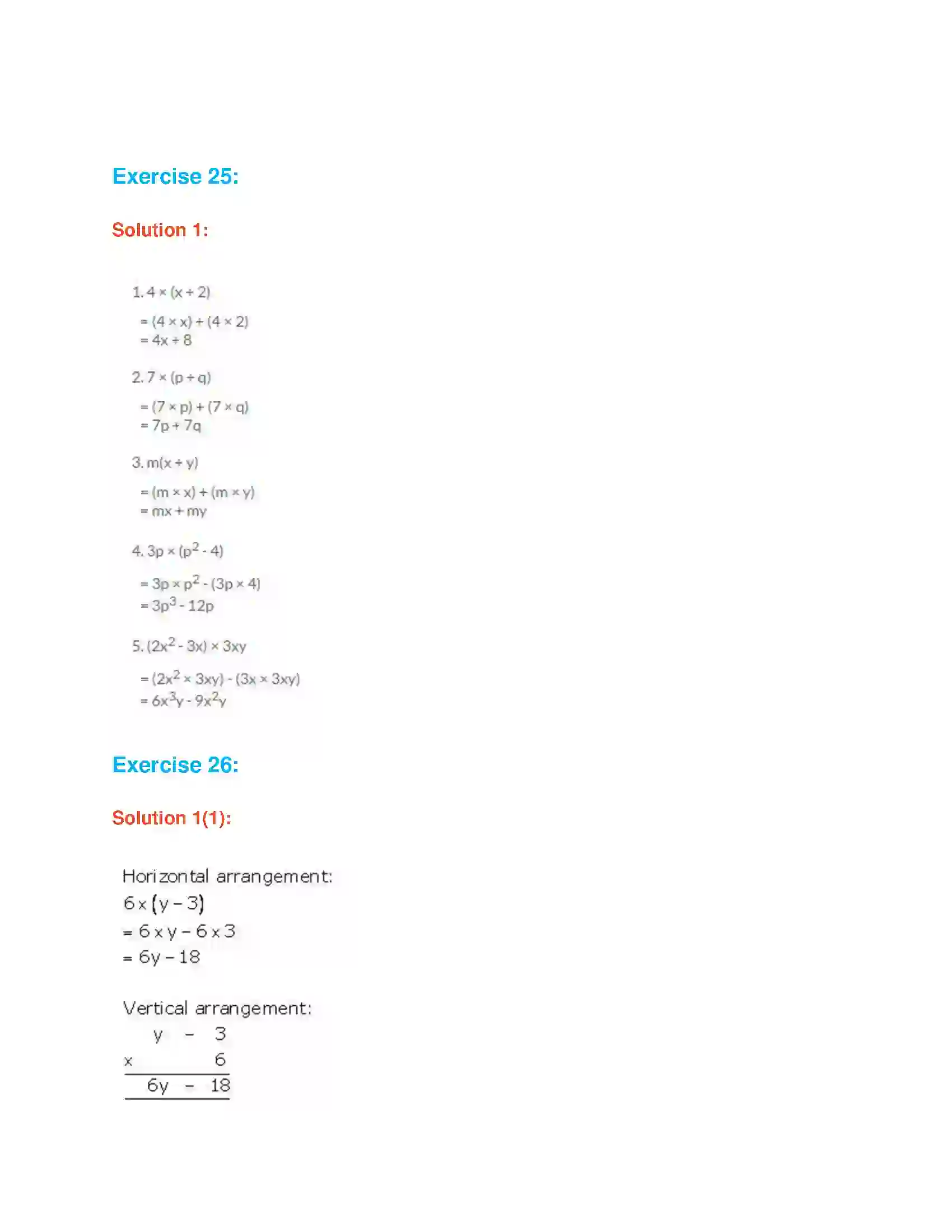 Maharashtra Board Class 7th Mathematics Product of Algebraic Expressions Solution 3