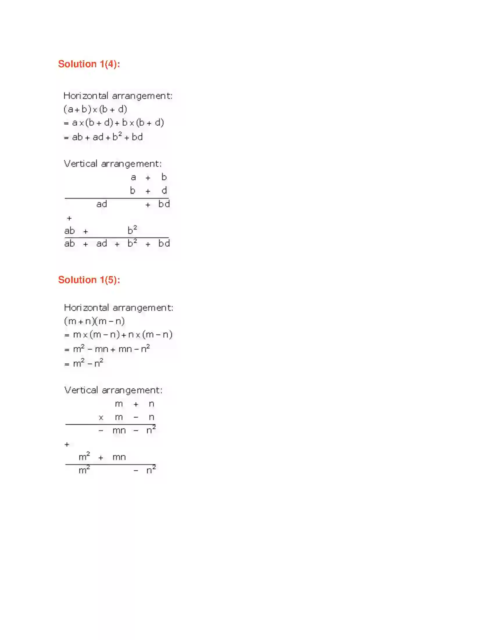 Maharashtra Board Class 7th Mathematics Product of Algebraic Expressions Solution 7