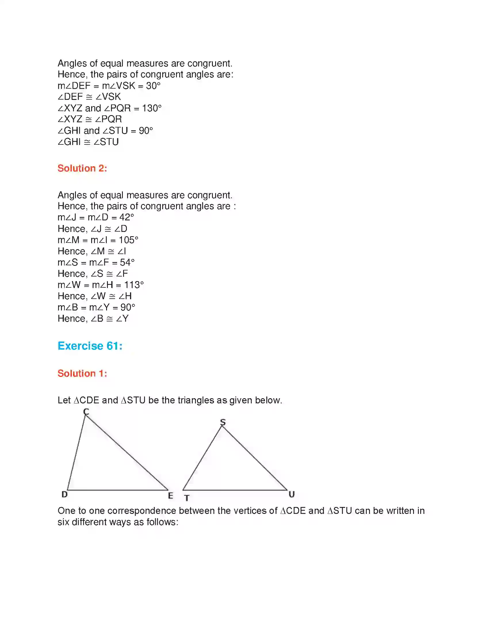 Maharashtra Board Class 7th Mathematics Congruence Solution 2