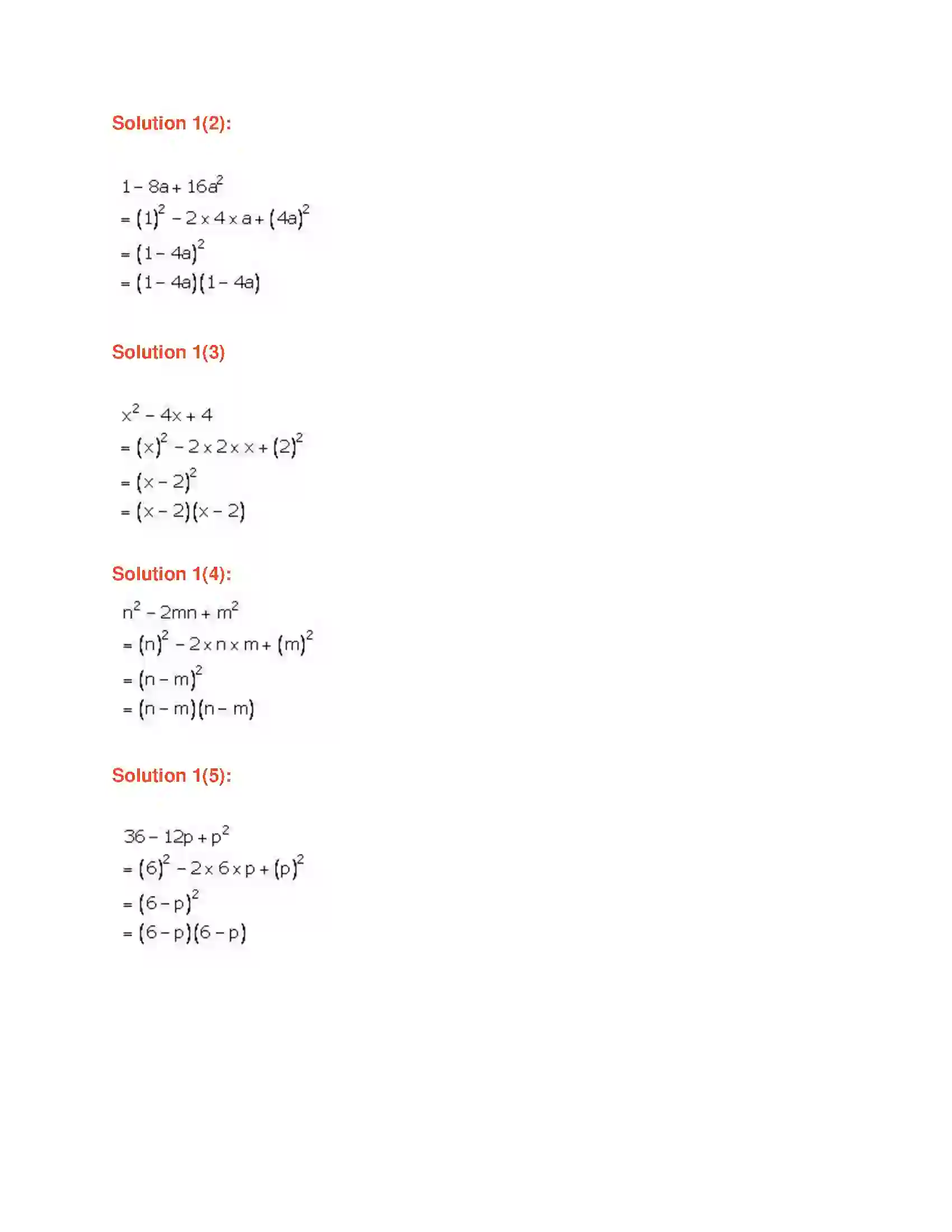 Maharashtra Board Class 7th Mathematics Factors of Algebraic Expressions Solution 5