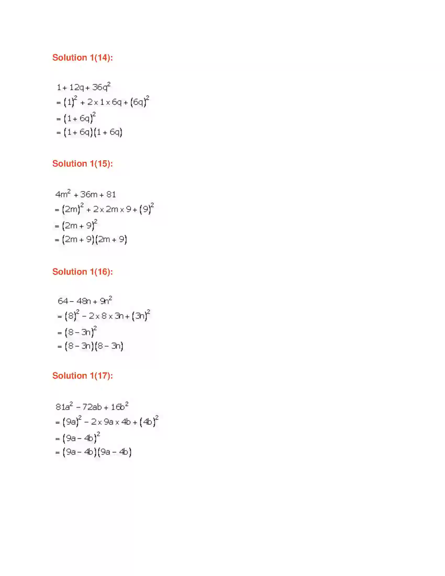 Maharashtra Board Class 7th Mathematics Factors of Algebraic Expressions Solution 8