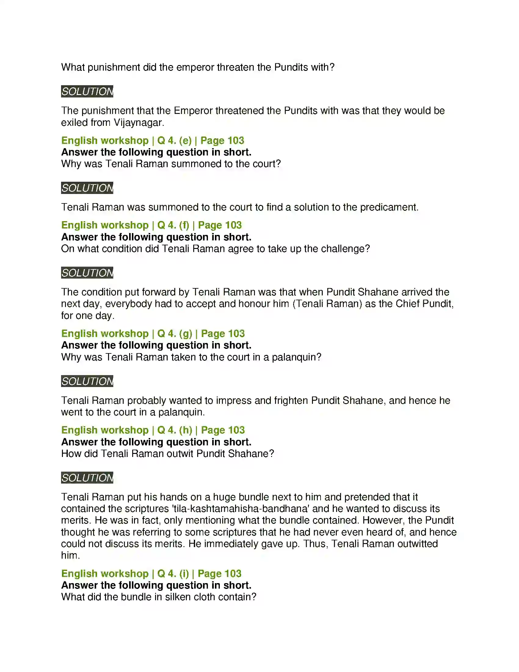 Maharashtra Board Class 8th English 4.5 A Battle to Baffle Solution 4