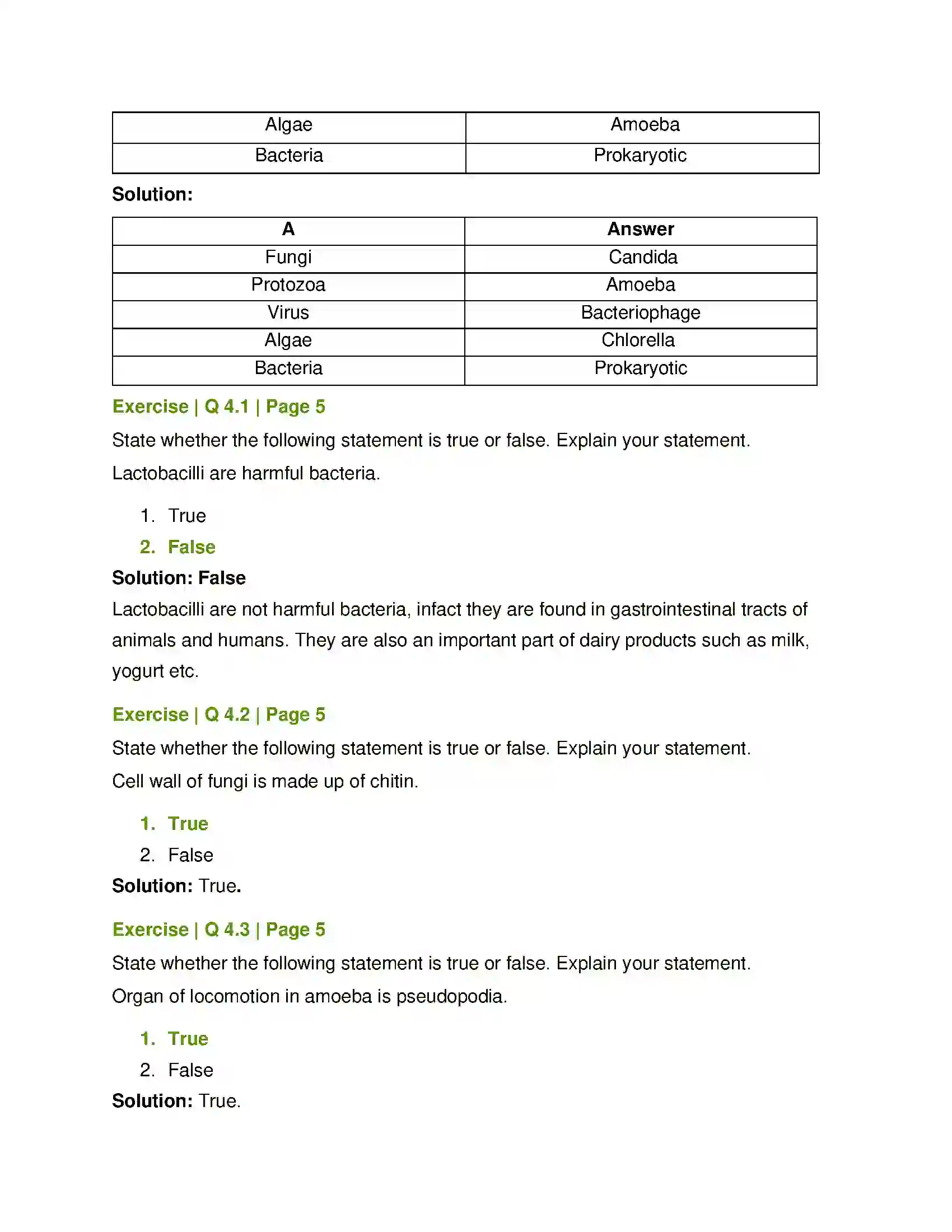 Maharashtra Board Class 8th General Science Living World and Classification of Microbes Solution 3