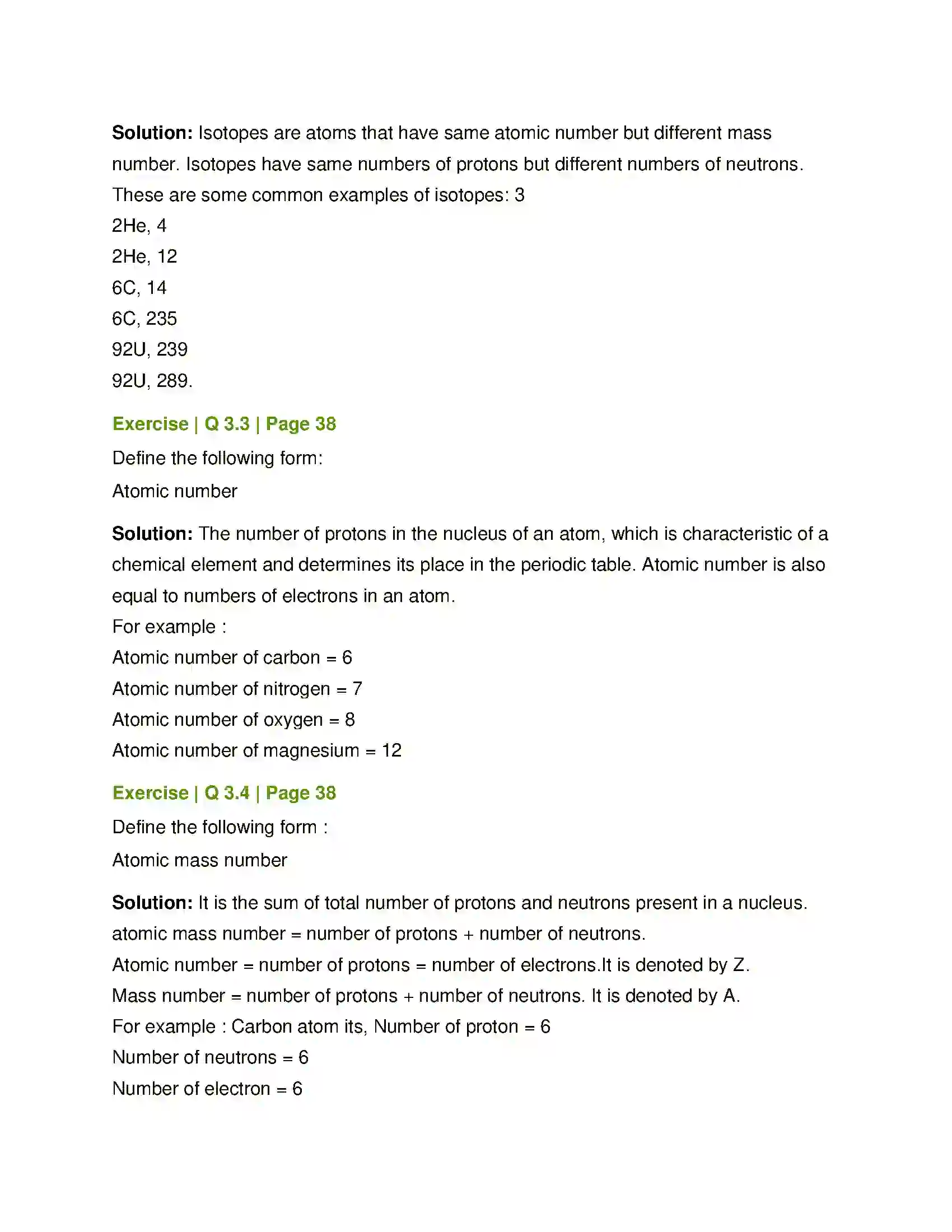 Maharashtra Board Class 8th General Science Inside the Atom Solution 5