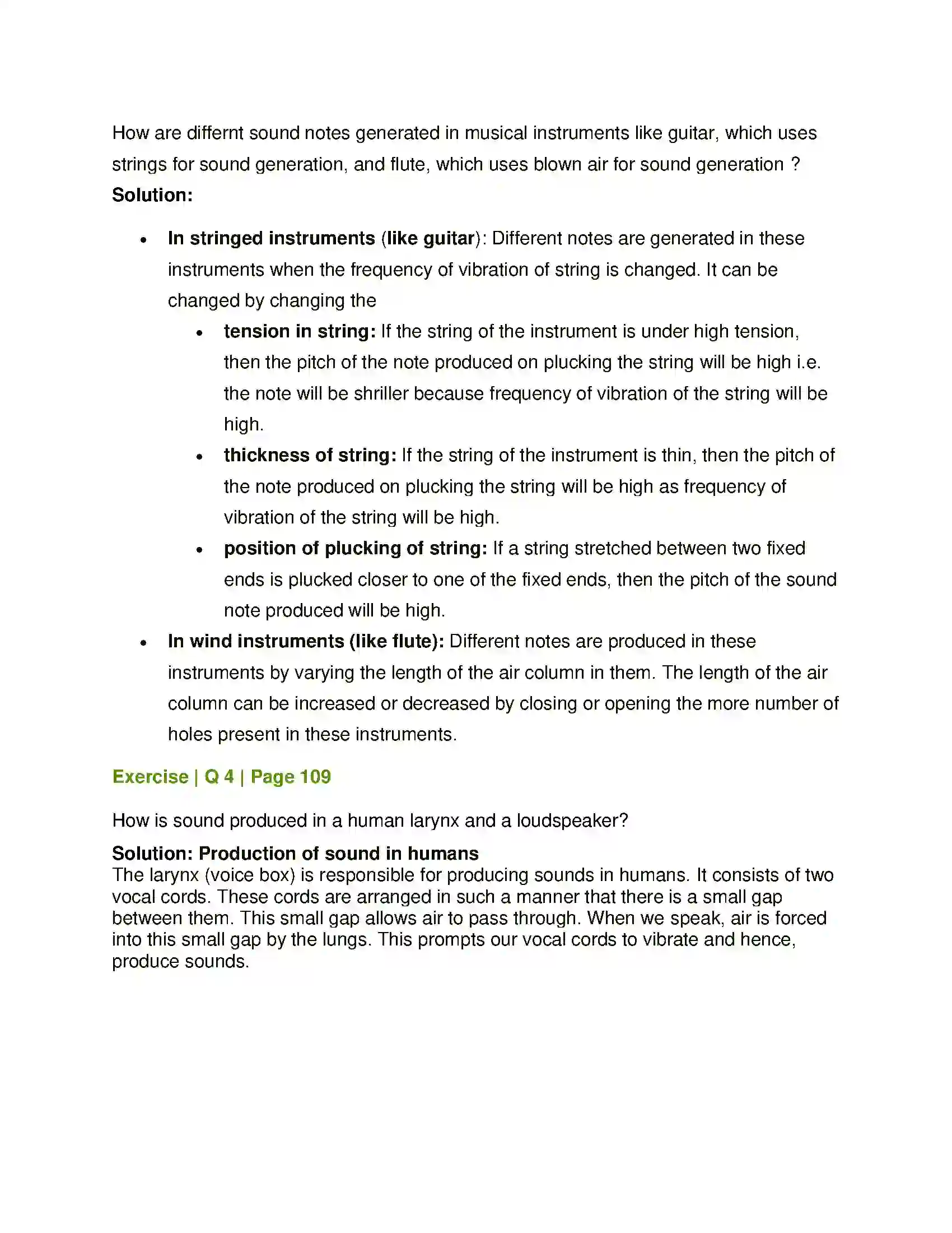 Maharashtra Board Class 8th General Science Sound Solution 3