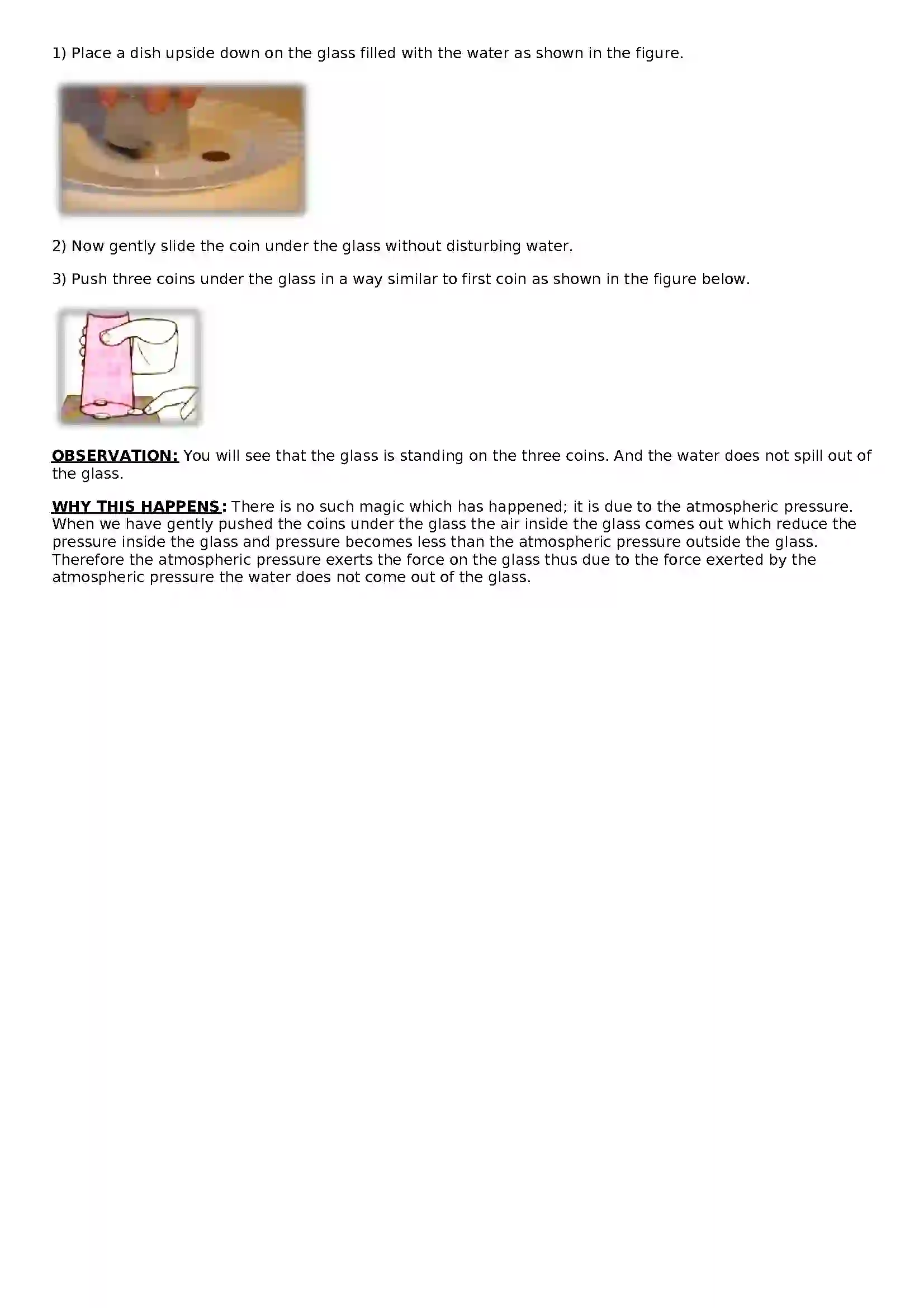 Maharashtra Board Class 8th General Science Atmospheric Pressure Solution 4