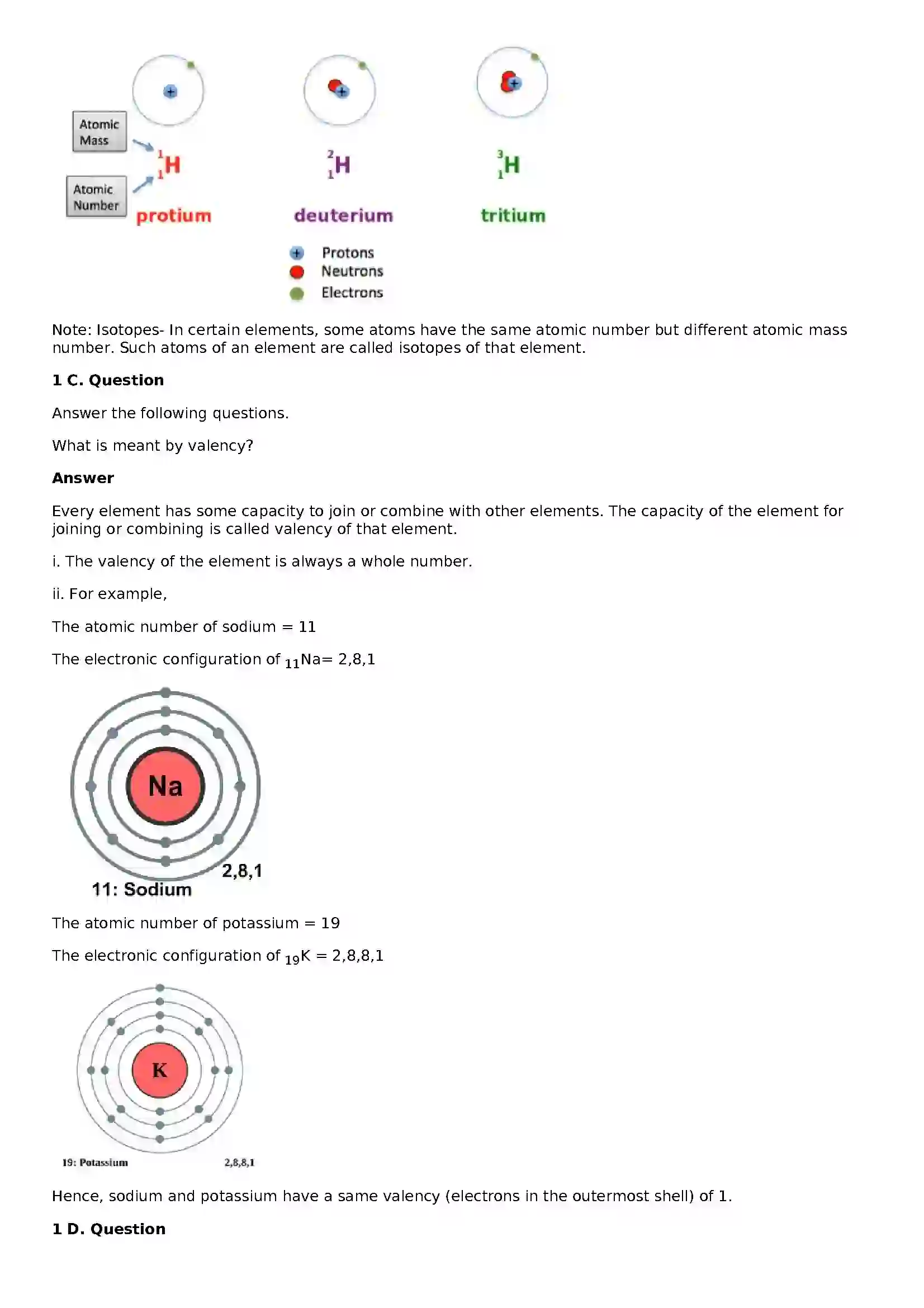 Maharashtra Board Class 8th General Science The Structure of an Atom Solution 2