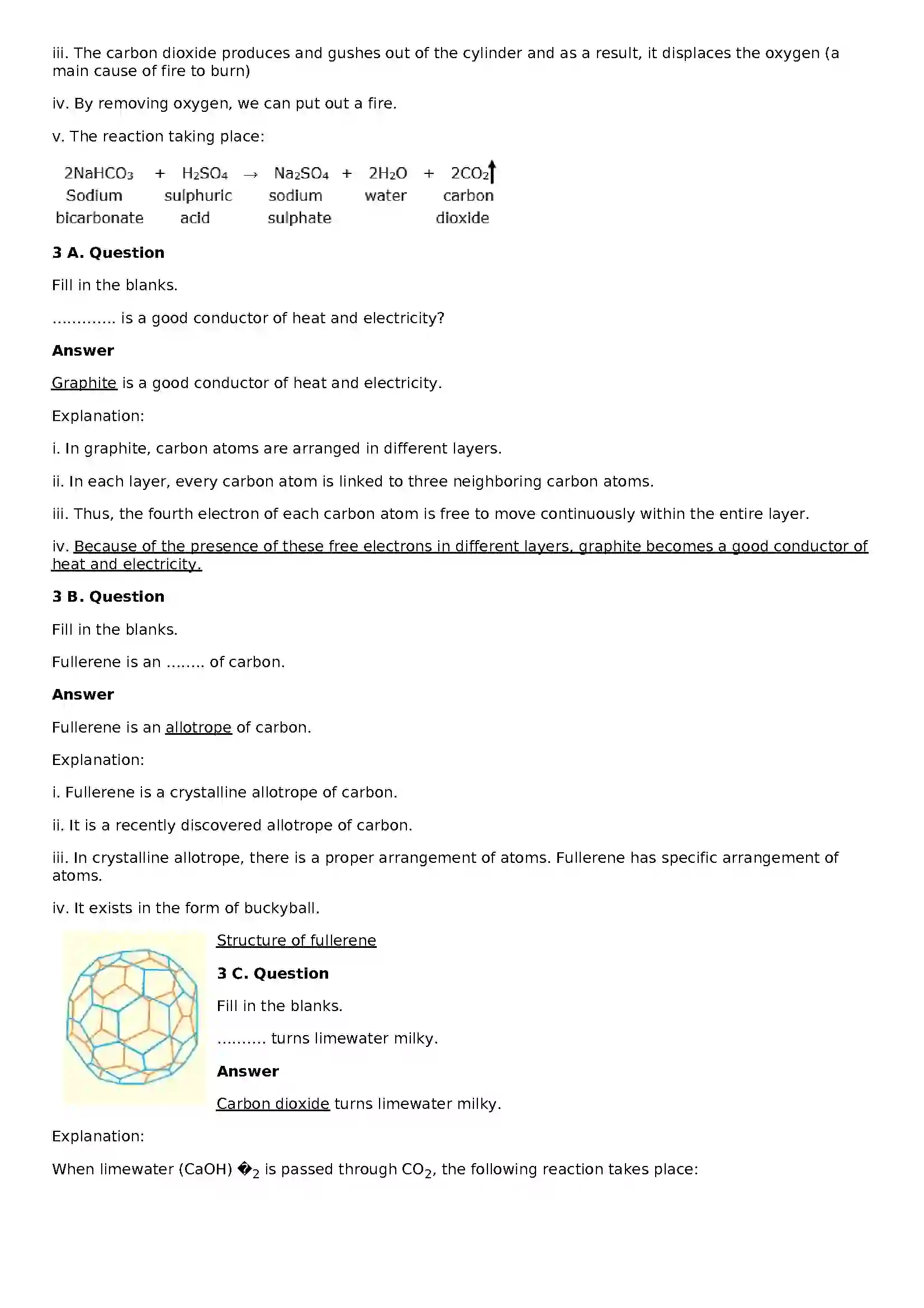 Maharashtra Board Class 8th General Science Carbon and Carbon Compounds Solution 3