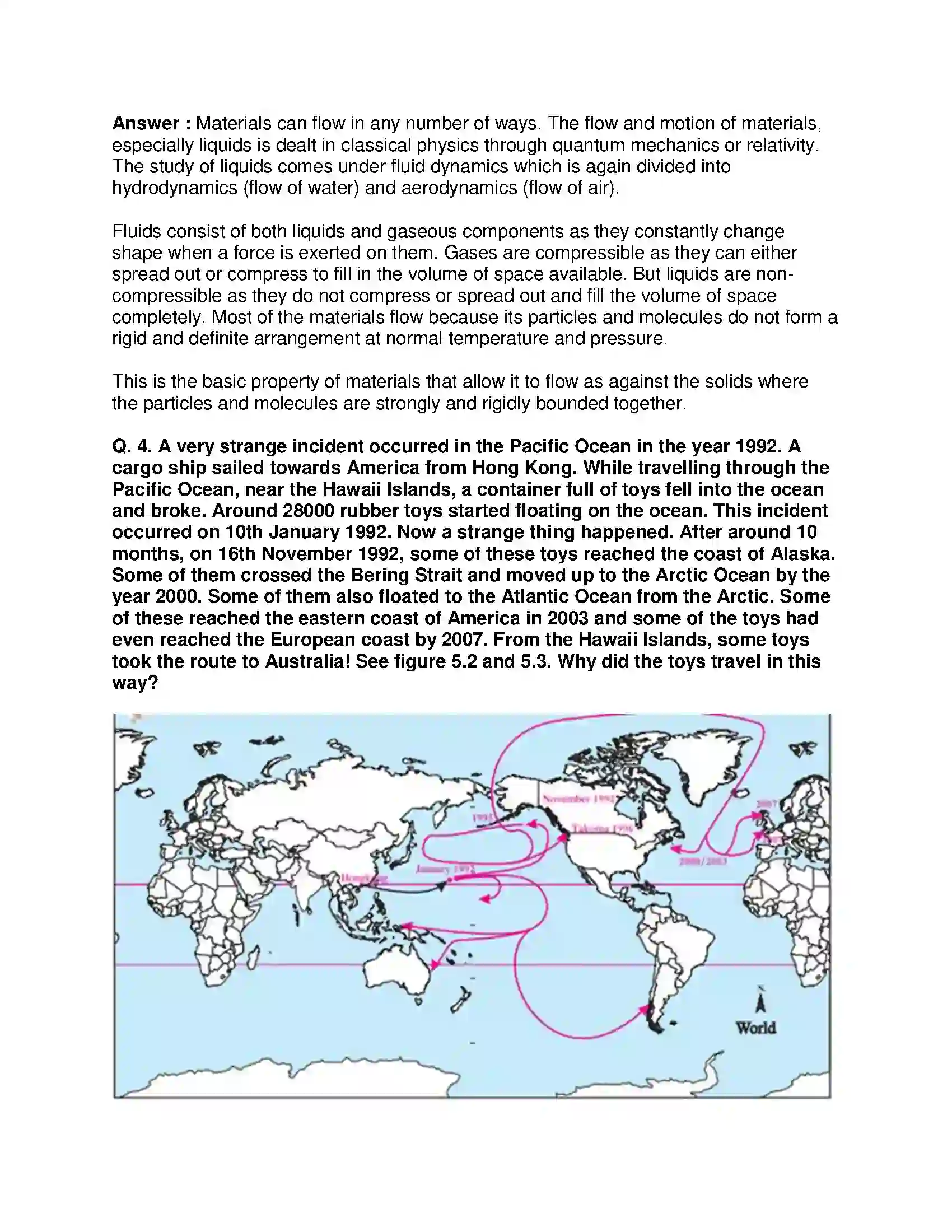 Maharashtra Board Class 8th Geography - English Medium Ocean Currents Solution 11
