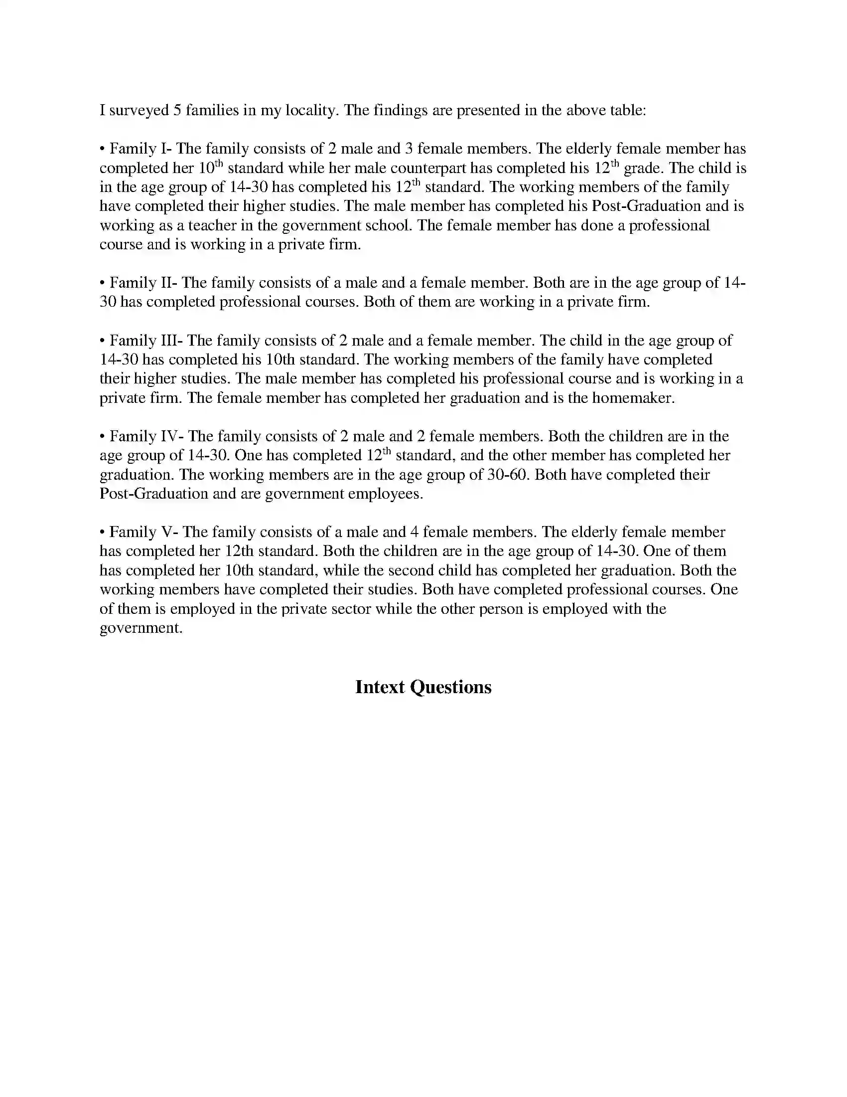 Maharashtra Board Class 8th Geography - English Medium Population Solution 8