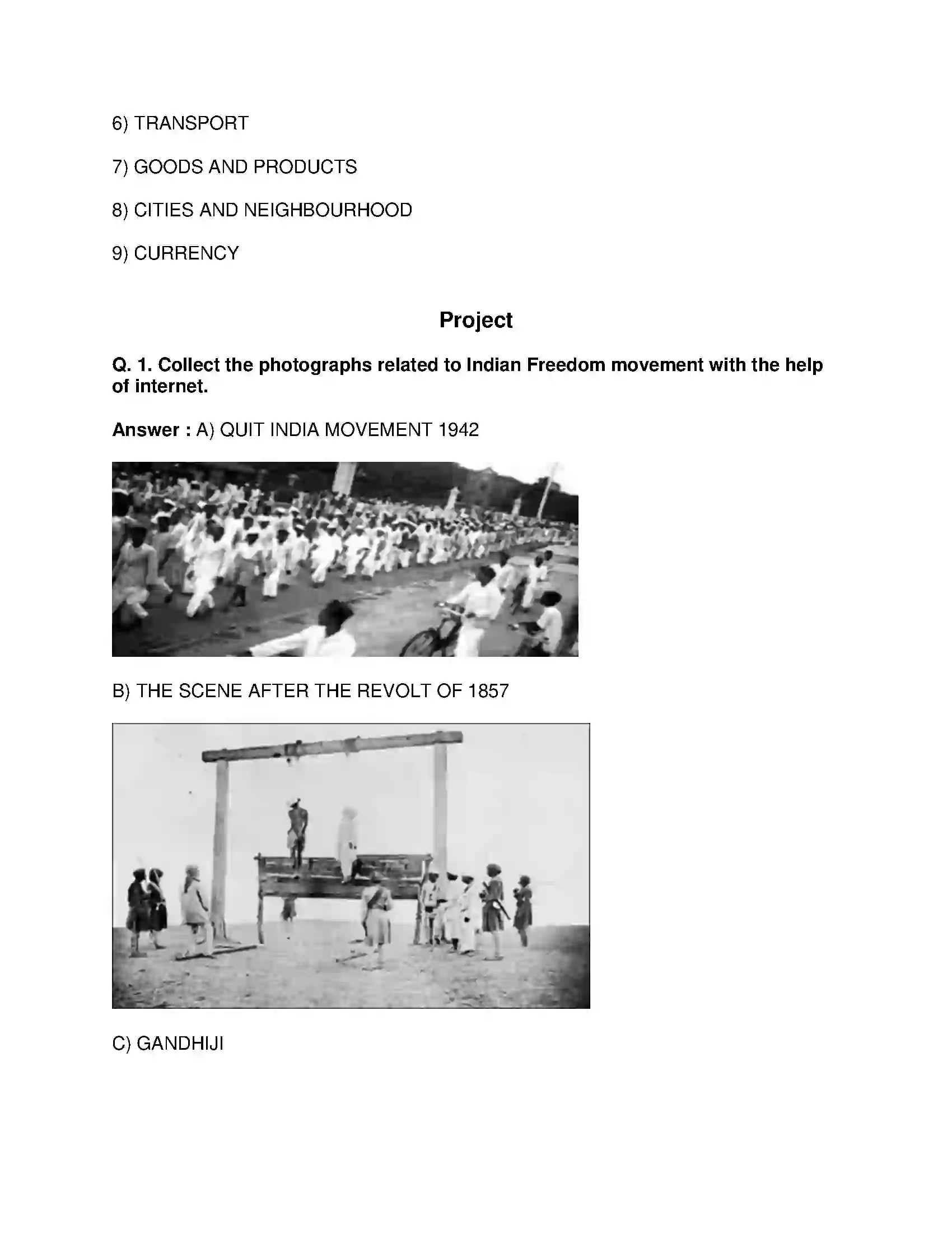 Maharashtra Board Class 8th History - English Medium Sources of History Solution 6