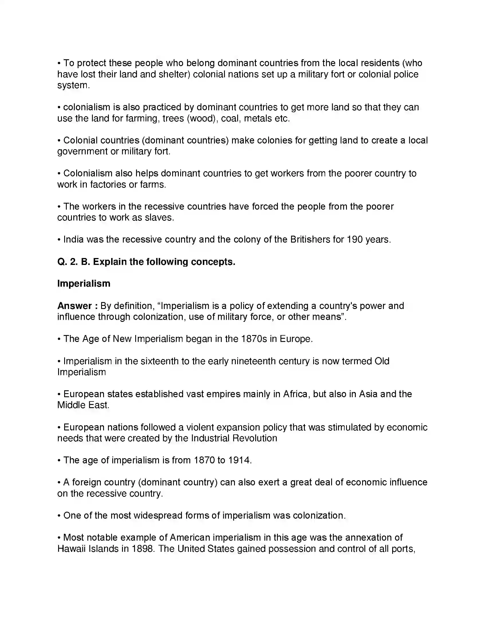 Maharashtra Board Class 8th History - English Medium Europe and India Solution 3
