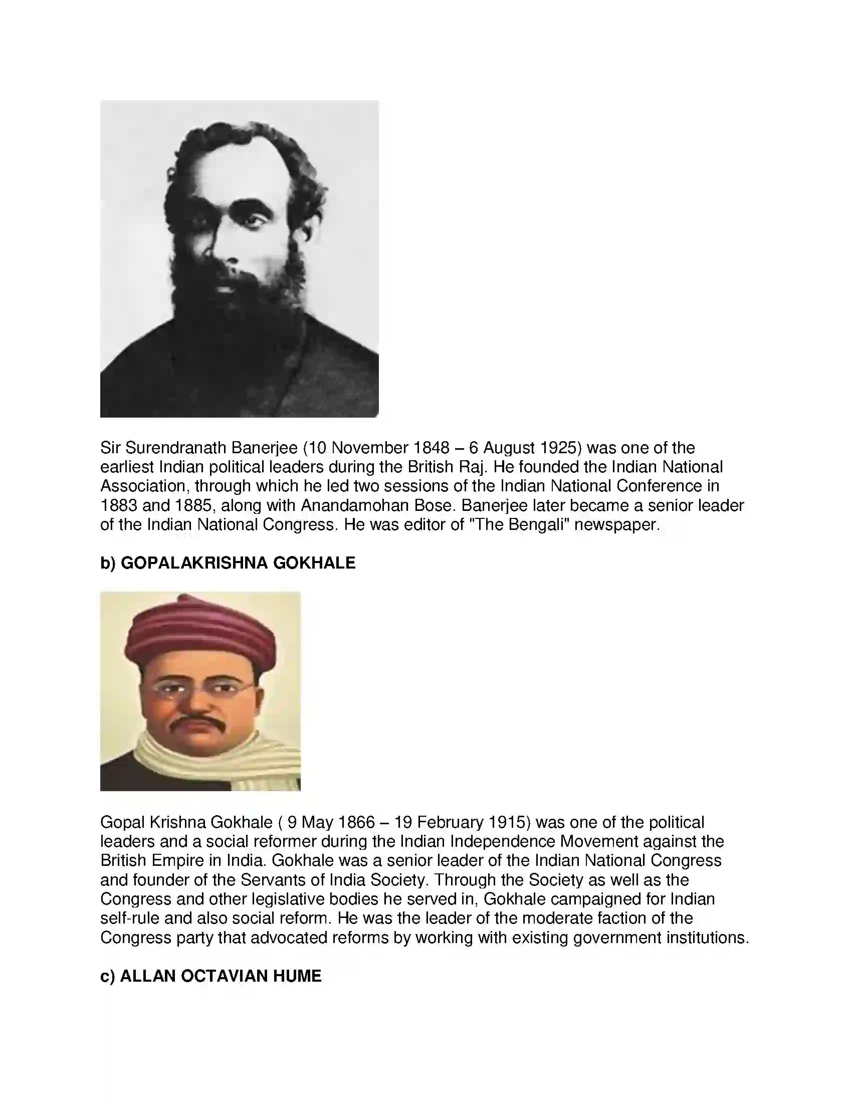 Maharashtra Board Class 8th History - English Medium Beginning of Freedom Movement Solution 9