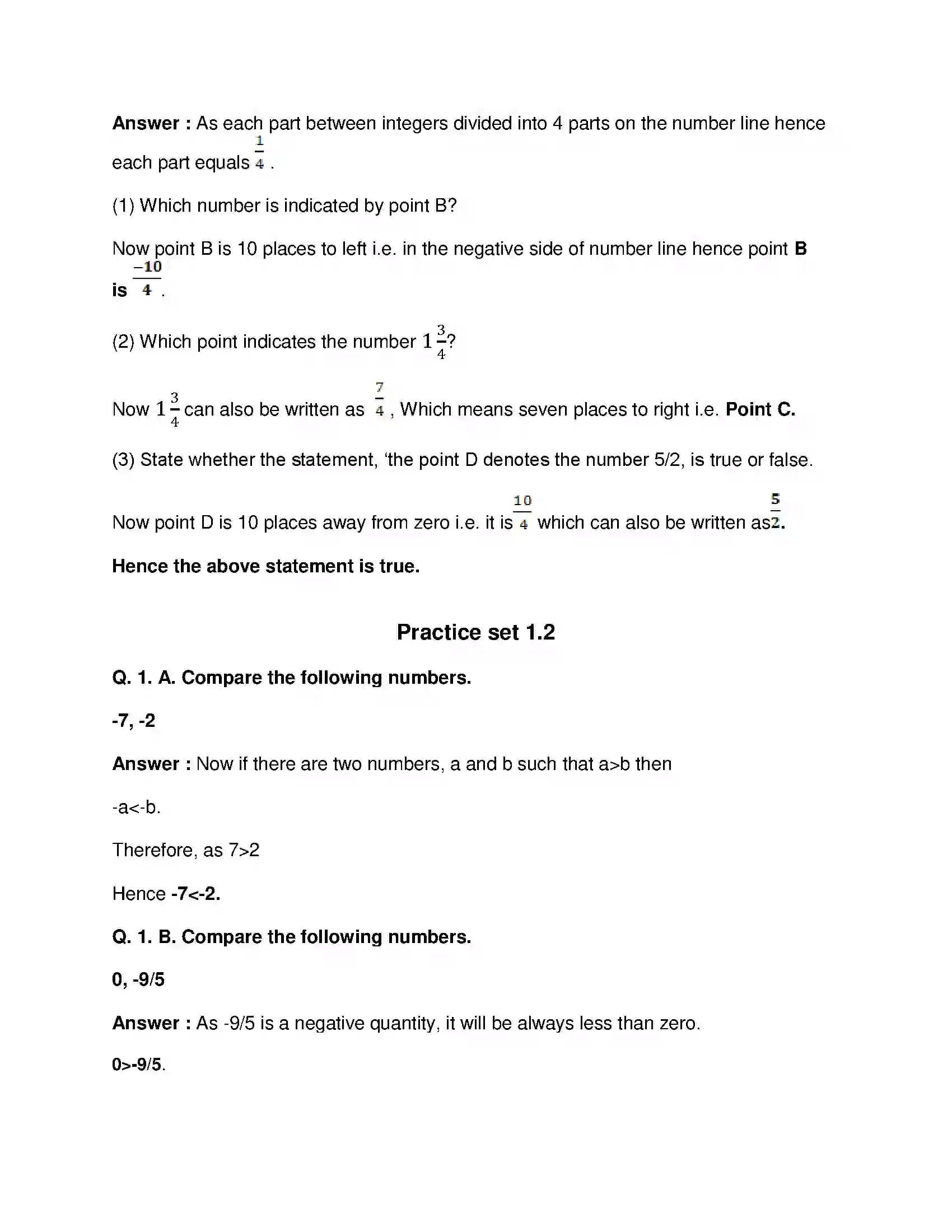 Maharashtra Board Class 8th Mathematics - English Medium Rational and Irrational Numbers Solution 4