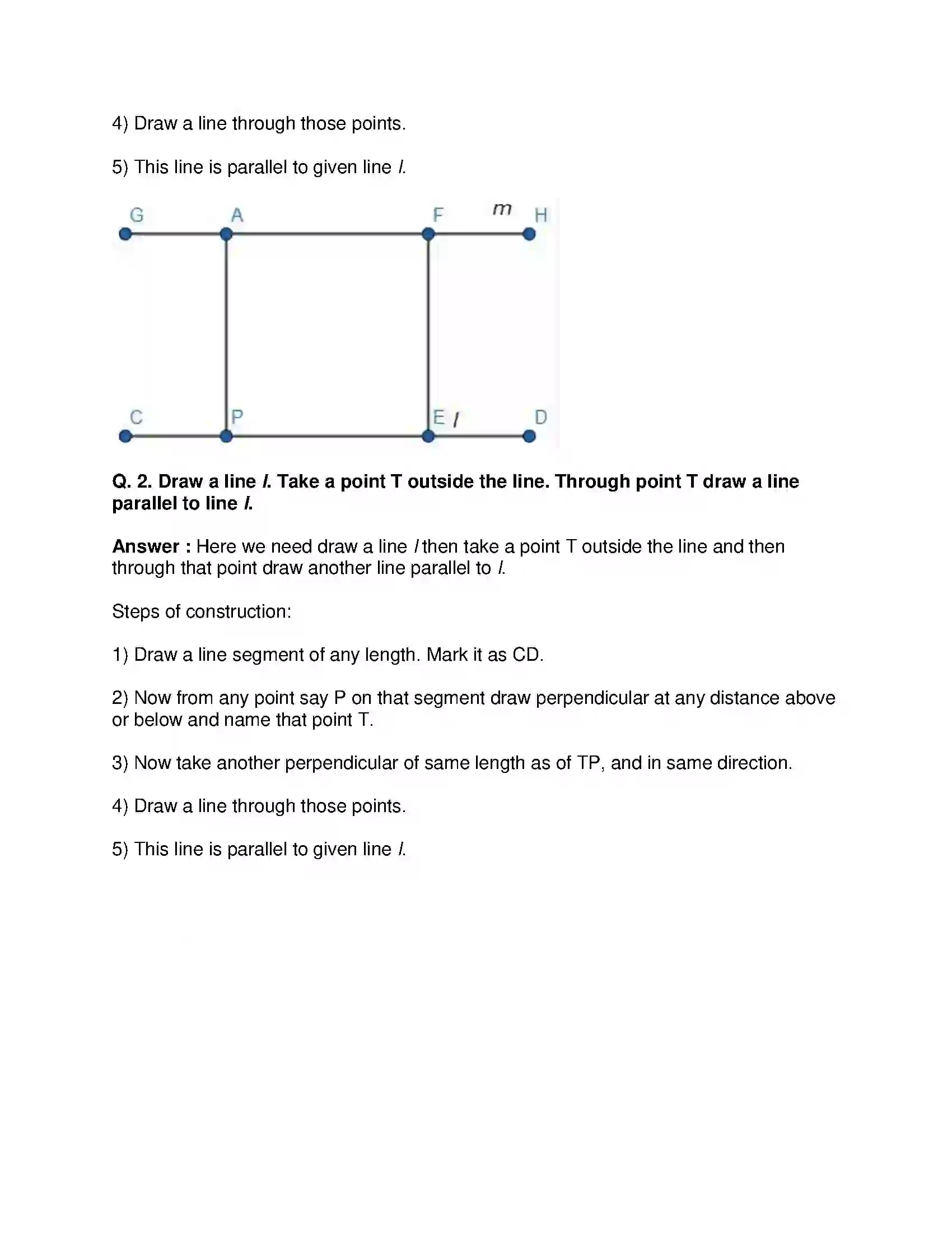 Maharashtra Board Class 8th Mathematics - English Medium Parallel Lines and Transversals Solution 12