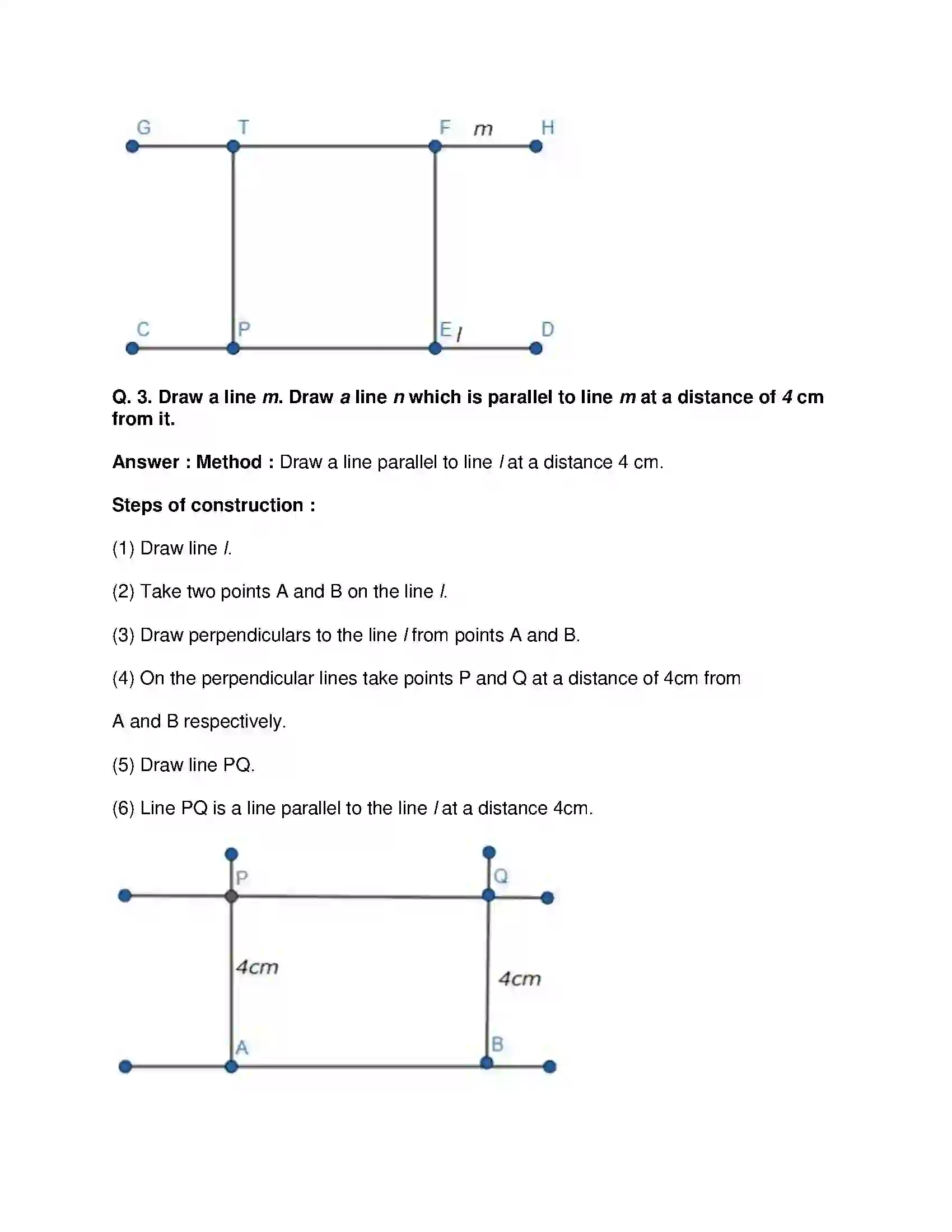 Maharashtra Board Class 8th Mathematics - English Medium Parallel Lines and Transversals Solution 13
