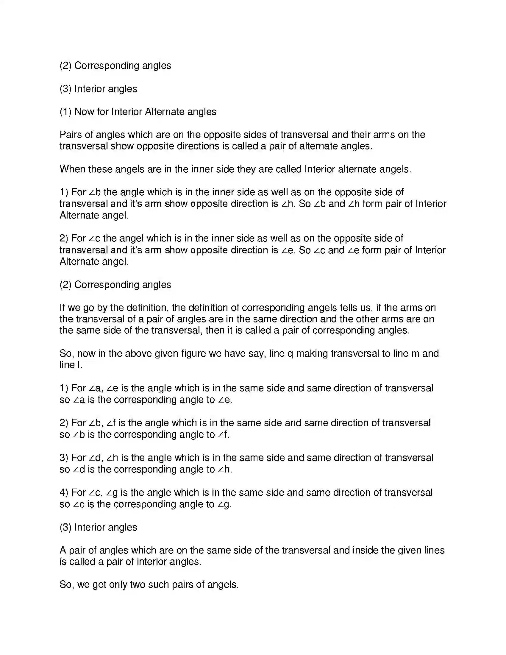 Maharashtra Board Class 8th Mathematics - English Medium Parallel Lines and Transversals Solution 3