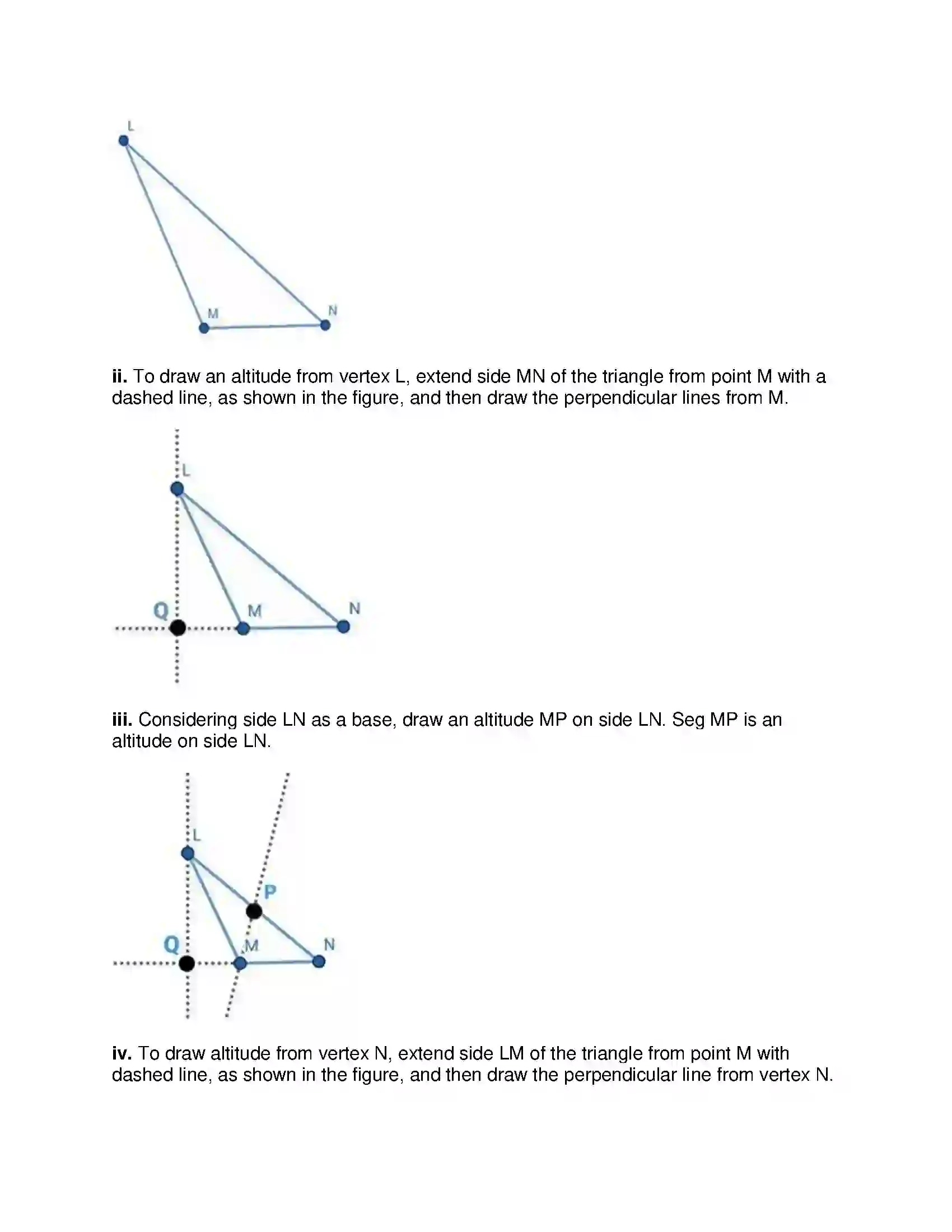 Maharashtra Board Class 8th Mathematics - English Medium Altitudes and Medians of a Triangle Solution 6