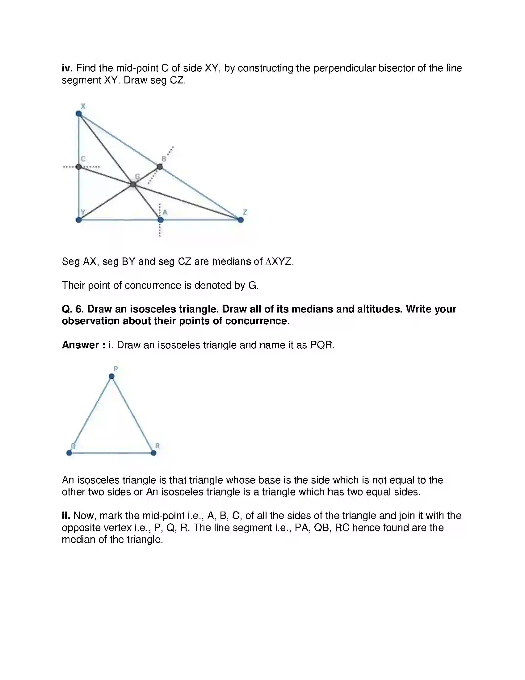 Maharashtra Board Class 8th Mathematics - English Medium Altitudes and Medians of a Triangle Solution 9