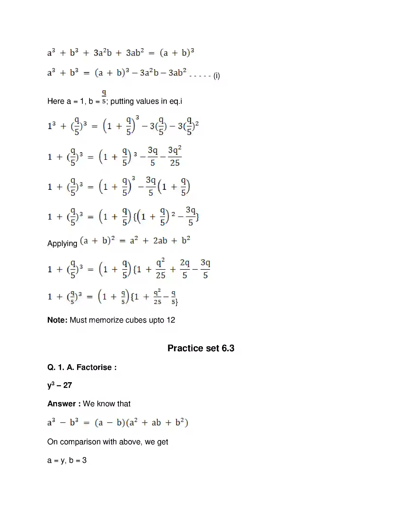 Maharashtra Board Class 8th Mathematics - English Medium Factorisation of Algebraic Expressions Solution 15