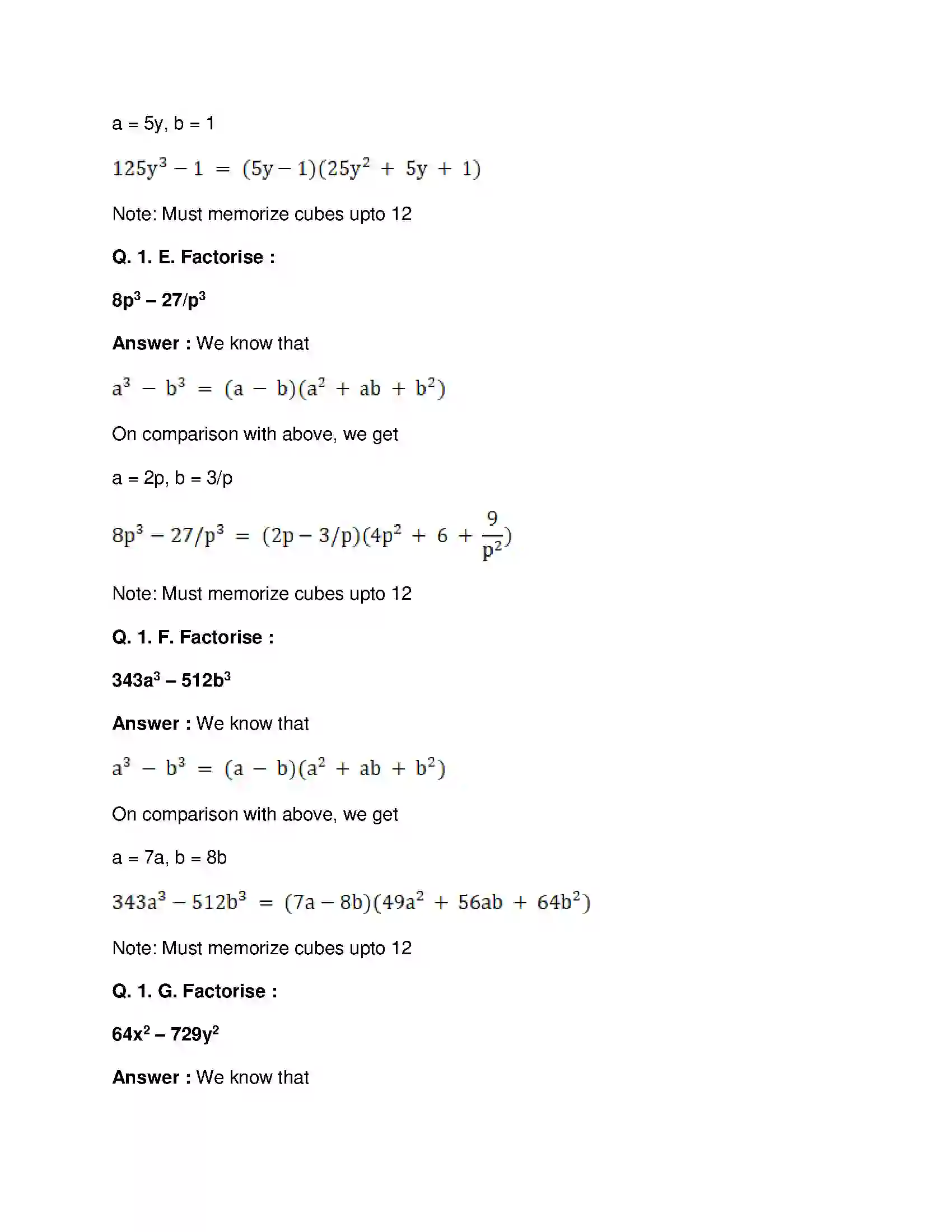 Maharashtra Board Class 8th Mathematics - English Medium Factorisation of Algebraic Expressions Solution 17