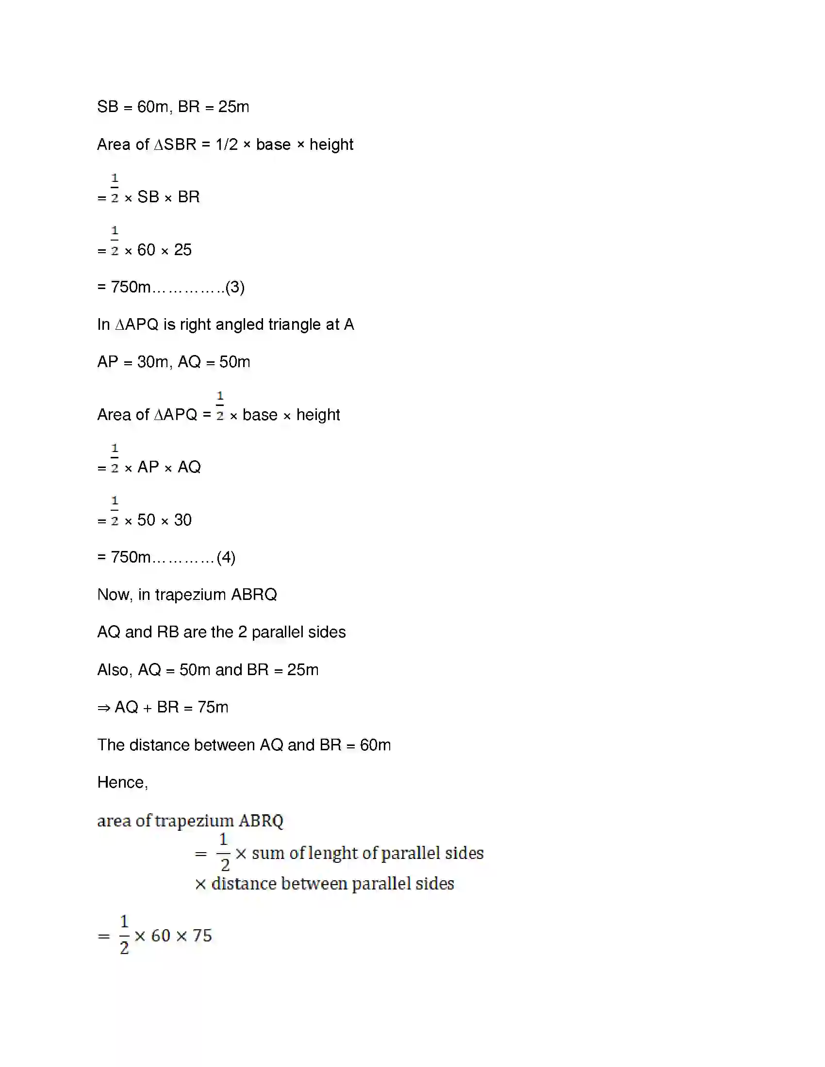 Maharashtra Board Class 8th Mathematics - English Medium Area Solution 13