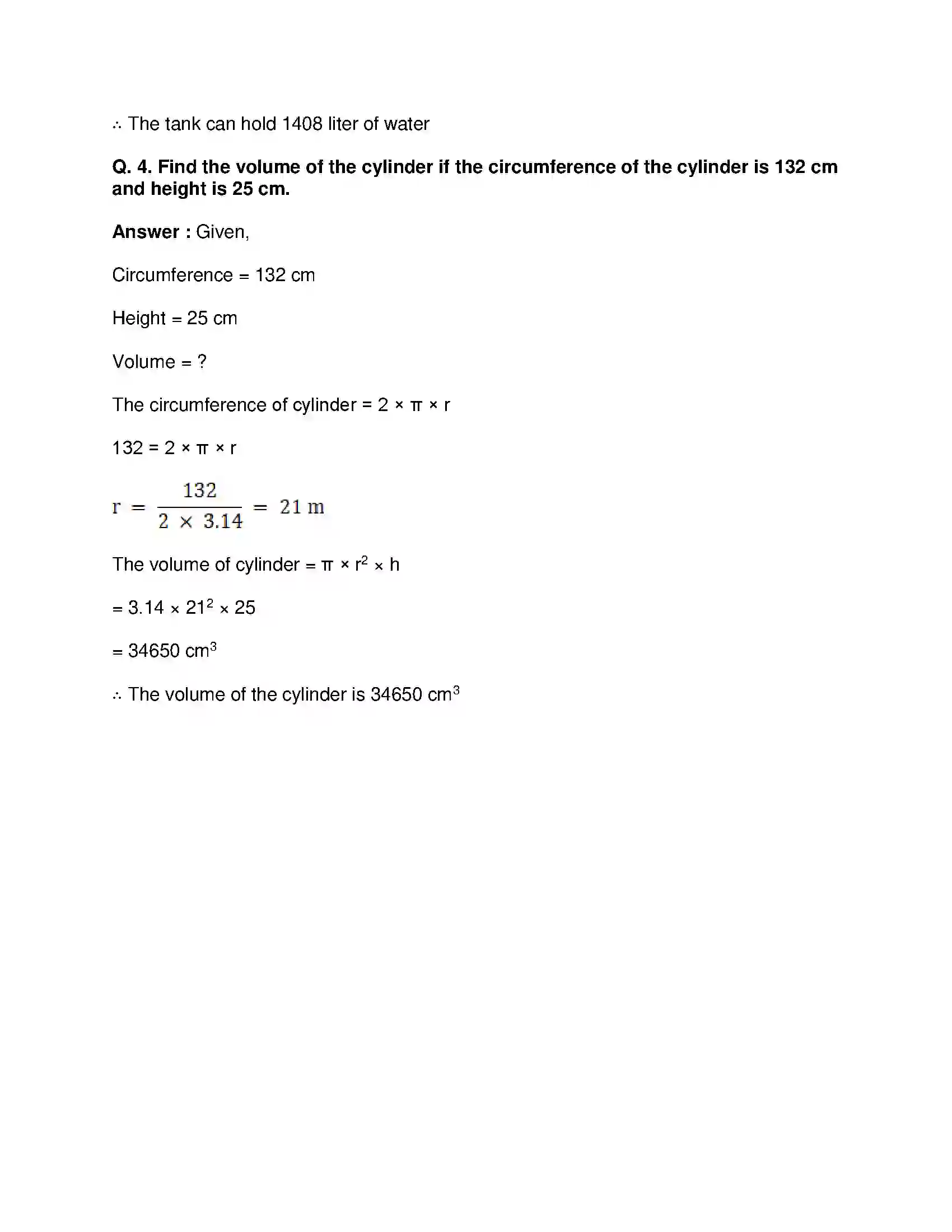 Maharashtra Board Class 8th Mathematics - English Medium Surface Area and Volume Solution 10