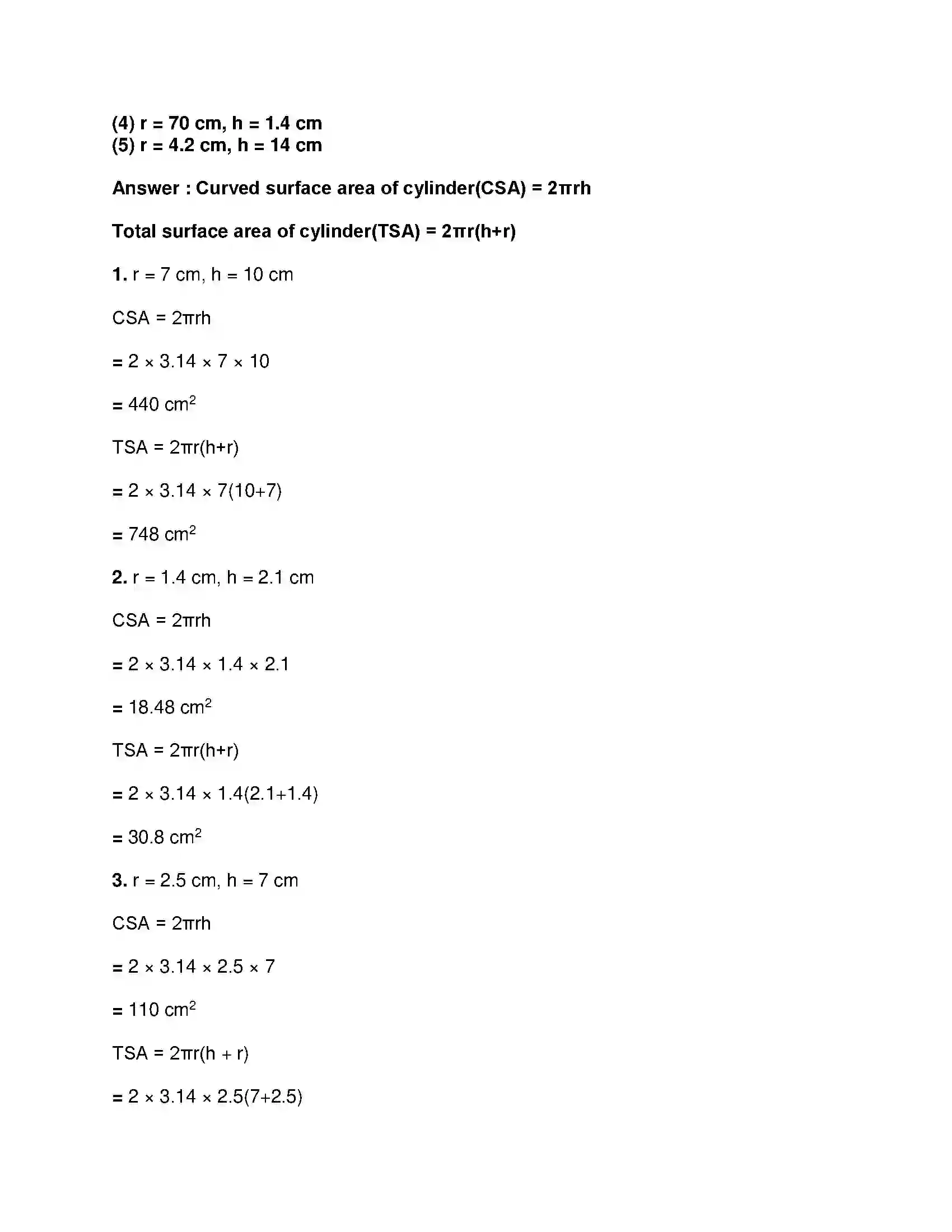 Maharashtra Board Class 8th Mathematics - English Medium Surface Area and Volume Solution 4