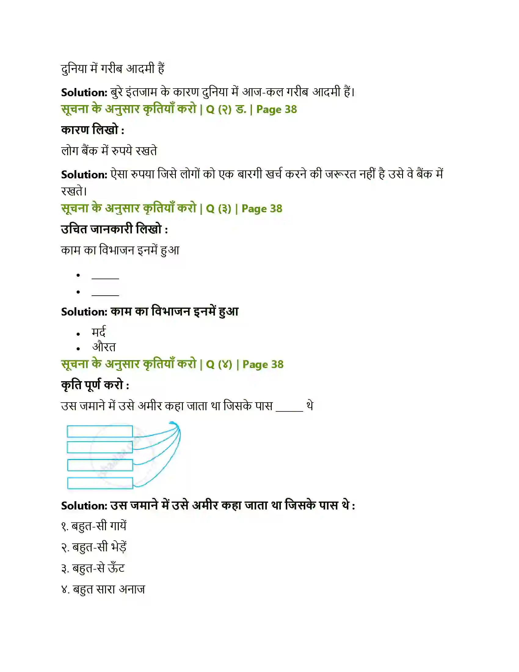 Maharashtra Board Class 8th Sulabhbharati खेती से आई तब्‍दीलियाँ Solution 2