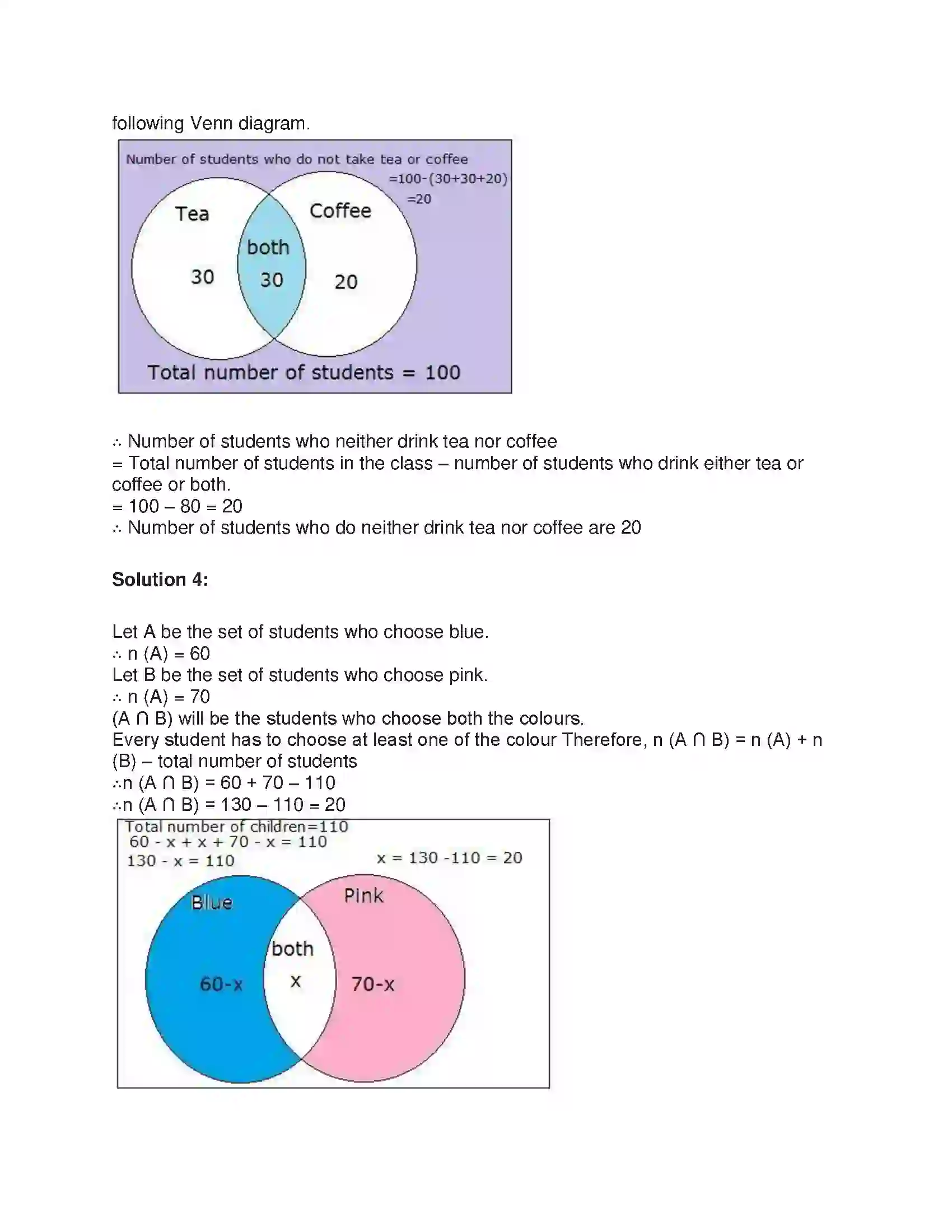 Maharashtra Board Class 9th Algebra Sets Solution 12