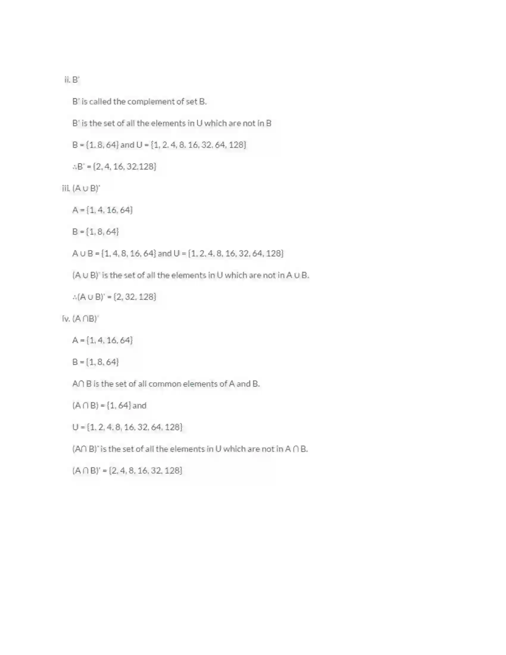 Maharashtra Board Class 9th Algebra Sets Solution 9