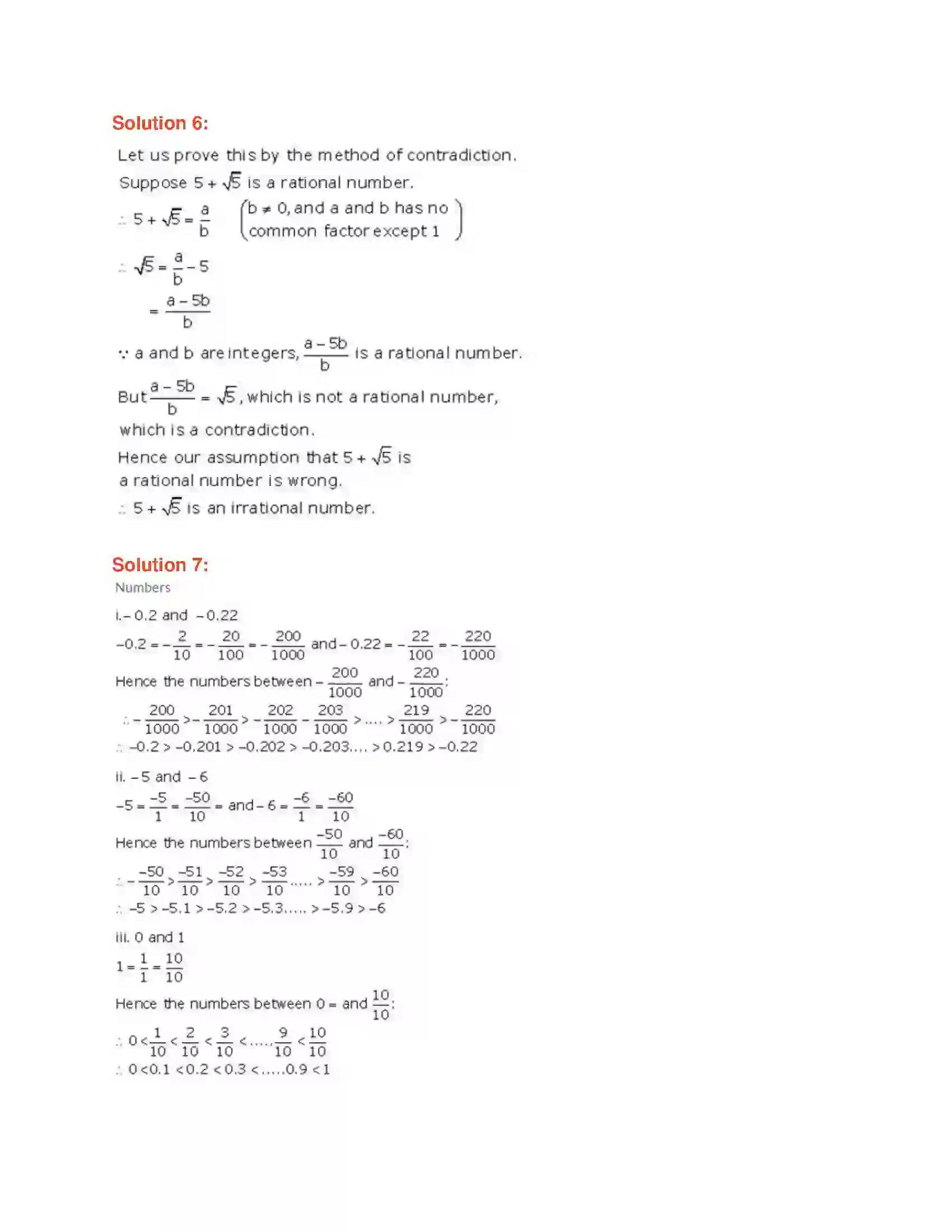 Maharashtra Board Class 9th Algebra Real Numbers Solution 14