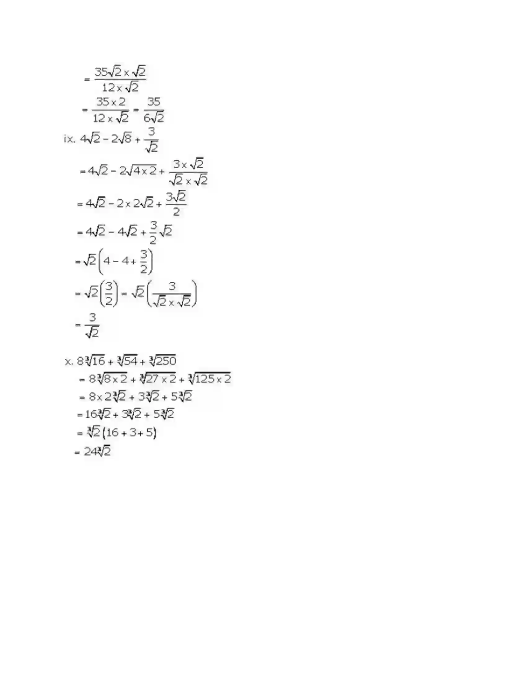 Maharashtra Board Class 9th Algebra Real Numbers Solution 26