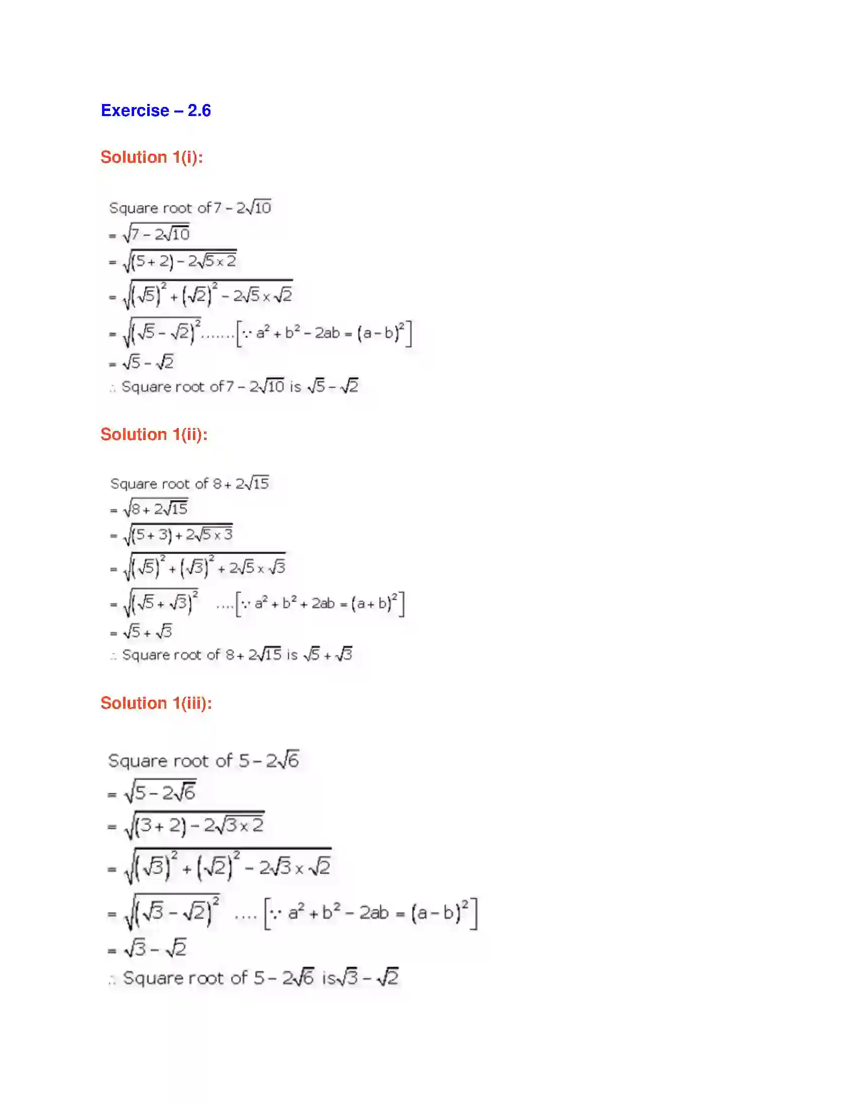 Maharashtra Board Class 9th Algebra Real Numbers Solution 31