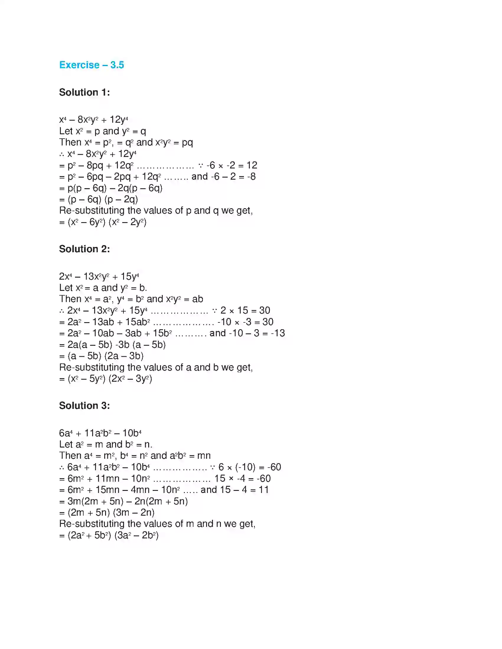 Maharashtra Board Class 9th Algebra Algebraic Expressions Solution 12