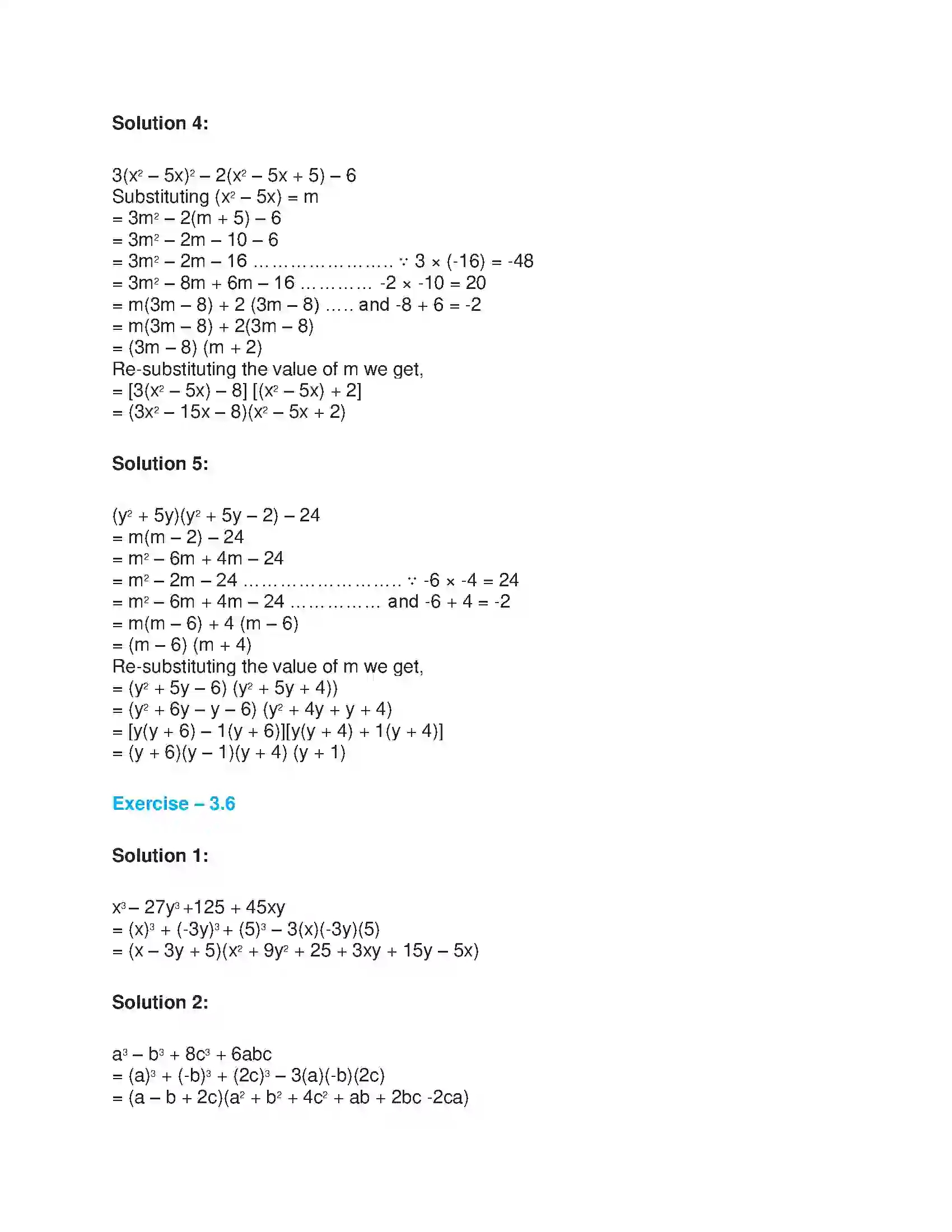 Maharashtra Board Class 9th Algebra Algebraic Expressions Solution 13