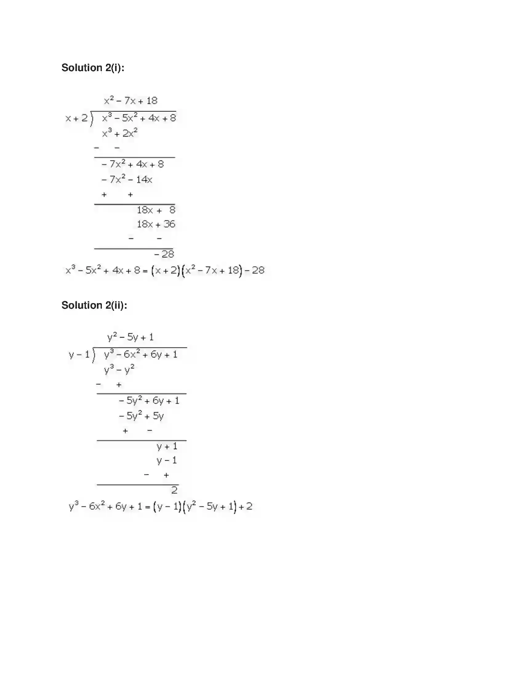 Maharashtra Board Class 9th Algebra Algebraic Expressions Solution 21