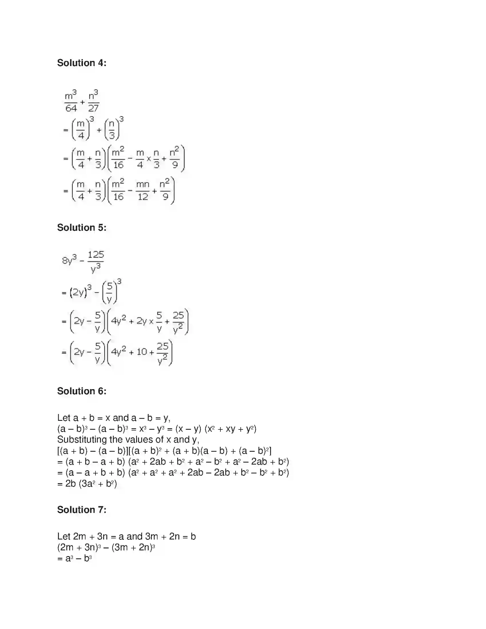 Maharashtra Board Class 9th Algebra Algebraic Expressions Solution 8