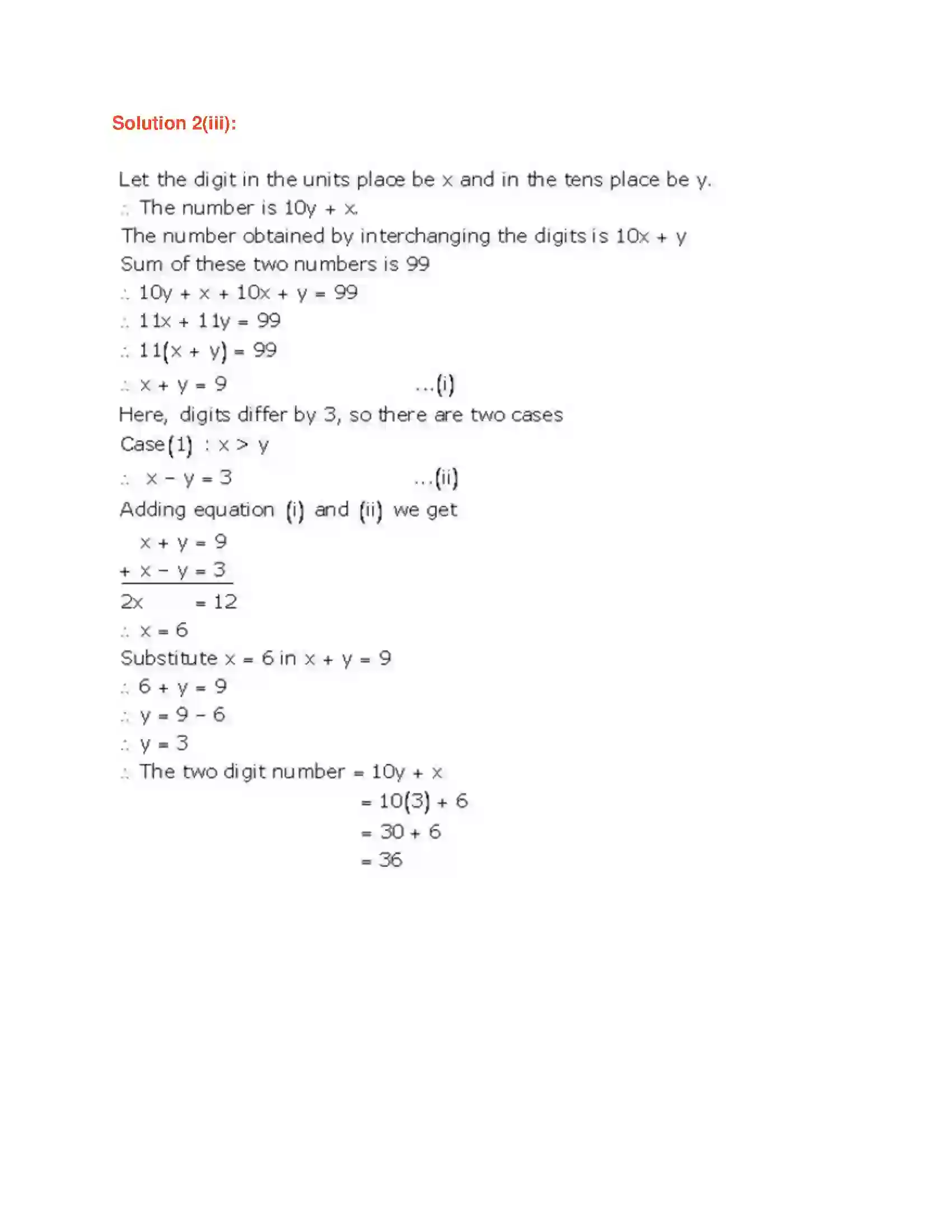 Maharashtra Board Class 9th Algebra Linear Equations in Two Variables Solution 19