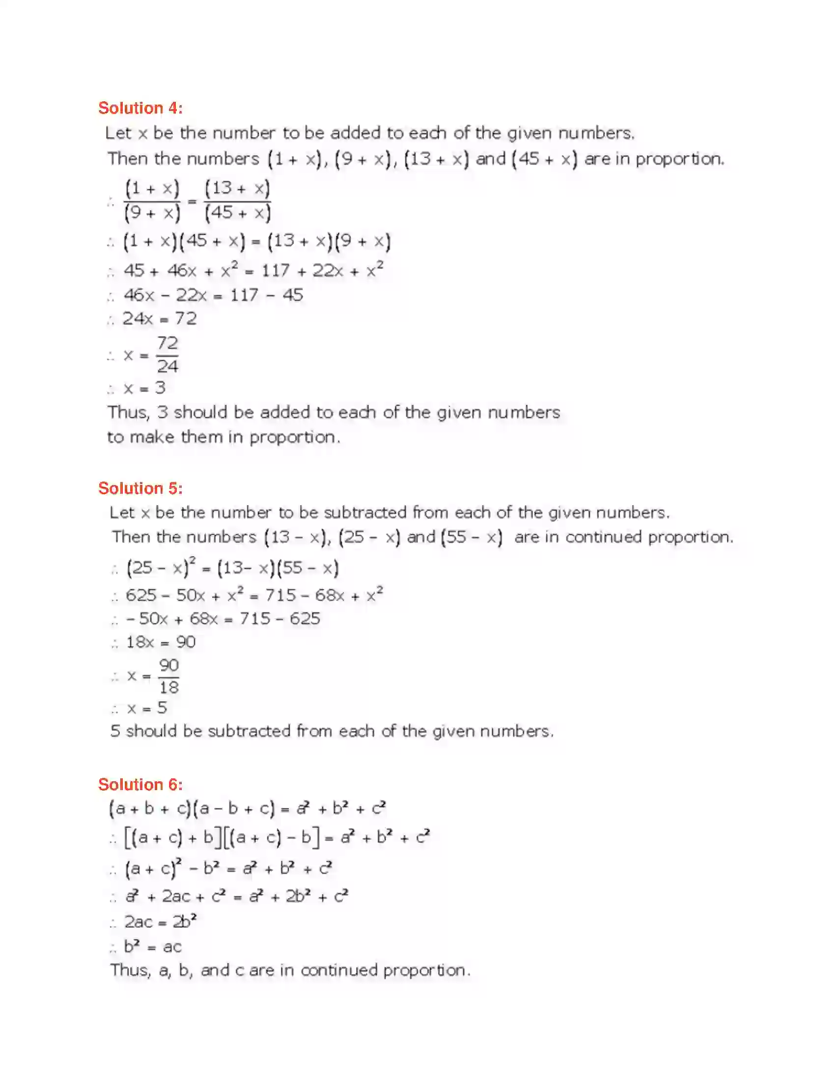 Maharashtra Board Class 9th Algebra Ratio and Proportion Solution 26