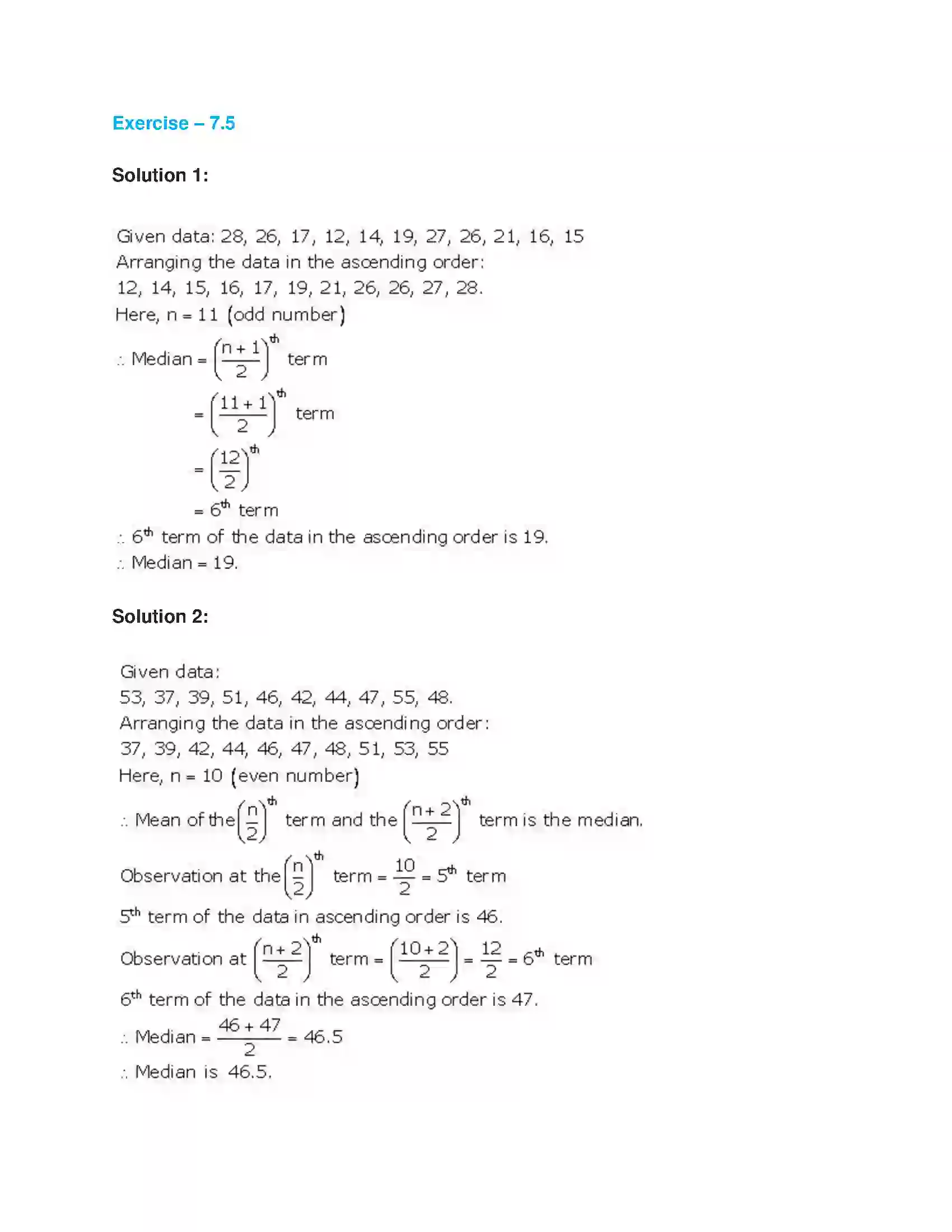 Maharashtra Board Class 9th Algebra Statistics Solution 13