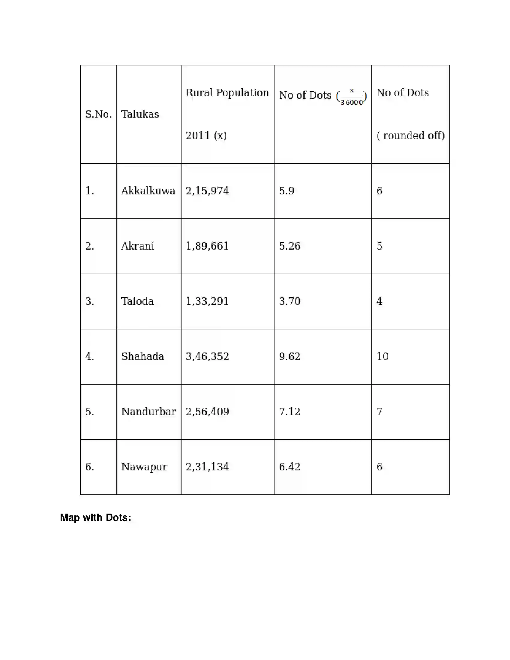 Maharashtra Board Class 9th Geography - English Medium Distributional Maps Solution 15