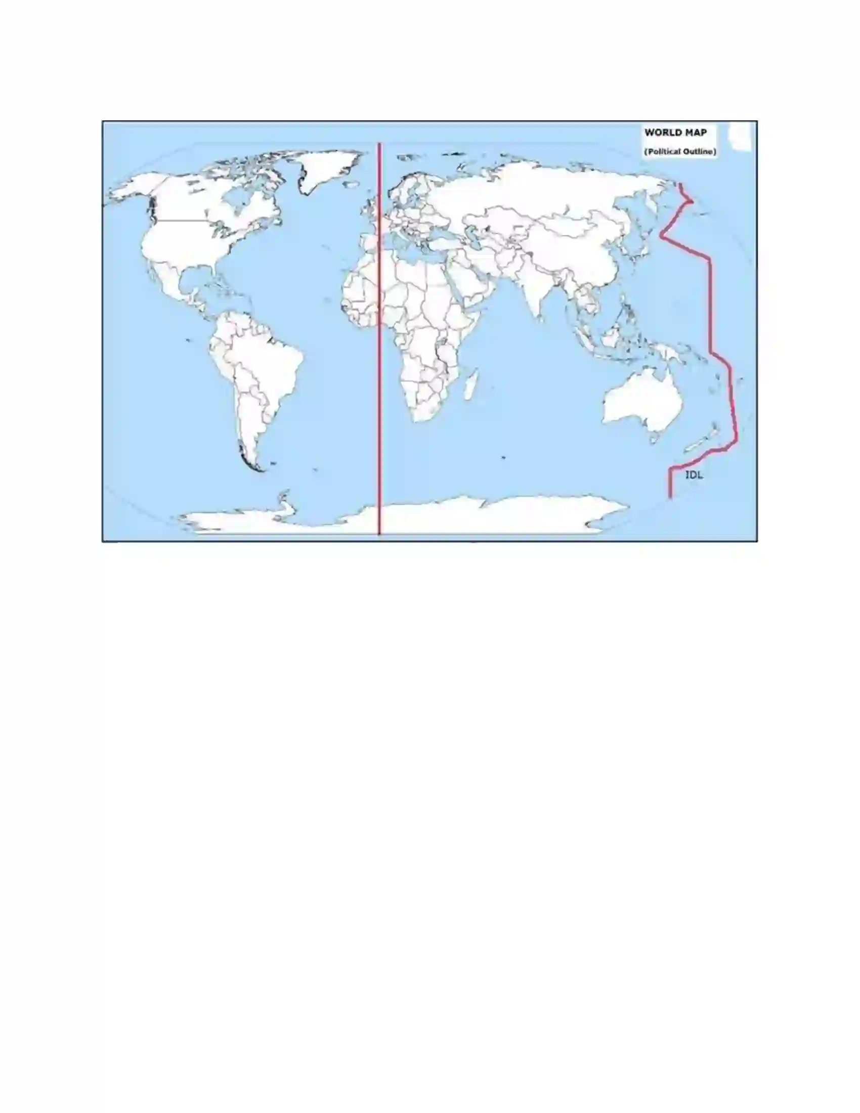 Maharashtra Board Class 9th Geography - English Medium International Date Line Solution 7