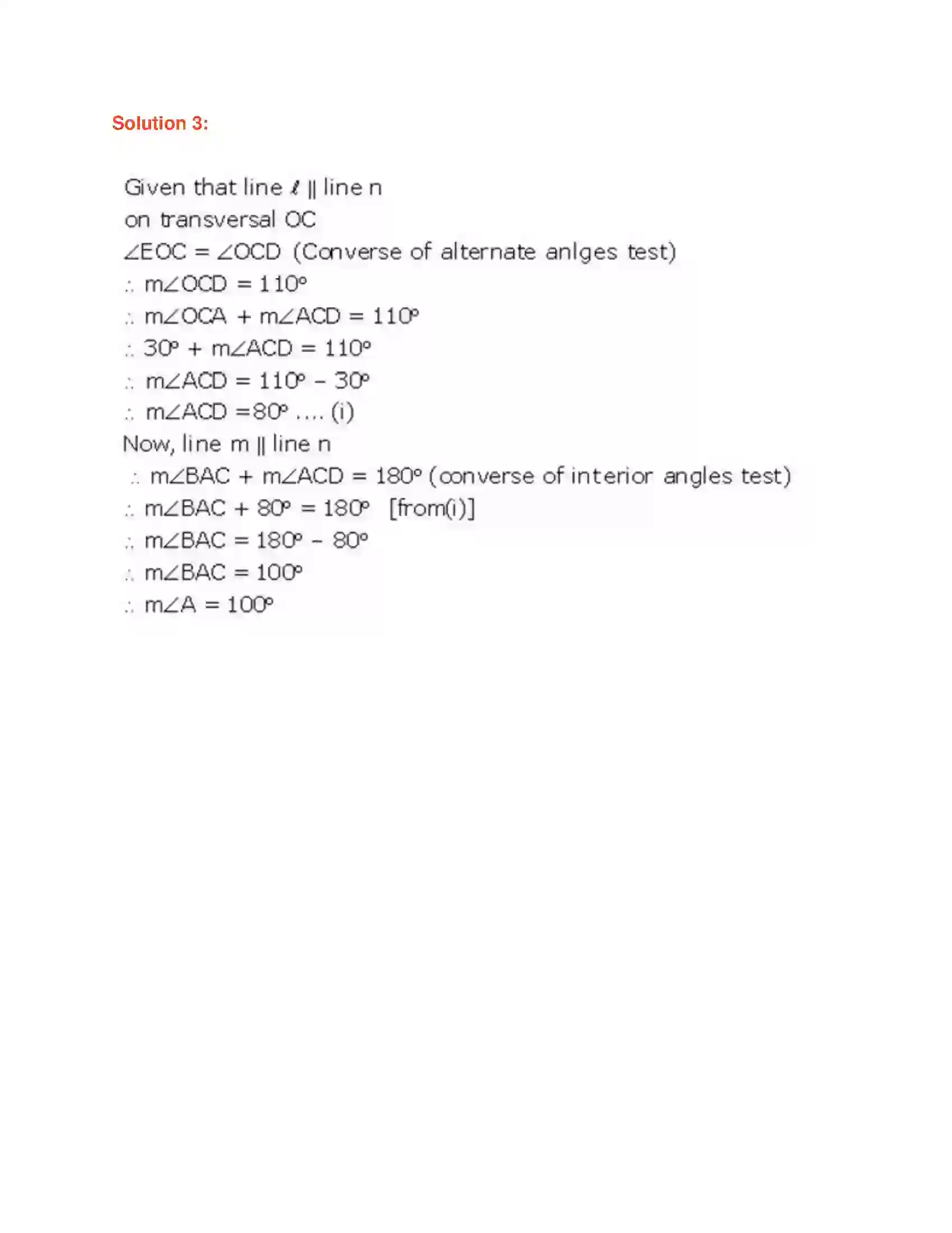 Maharashtra Board Class 9th Geometry Lines And Angles Solution 13