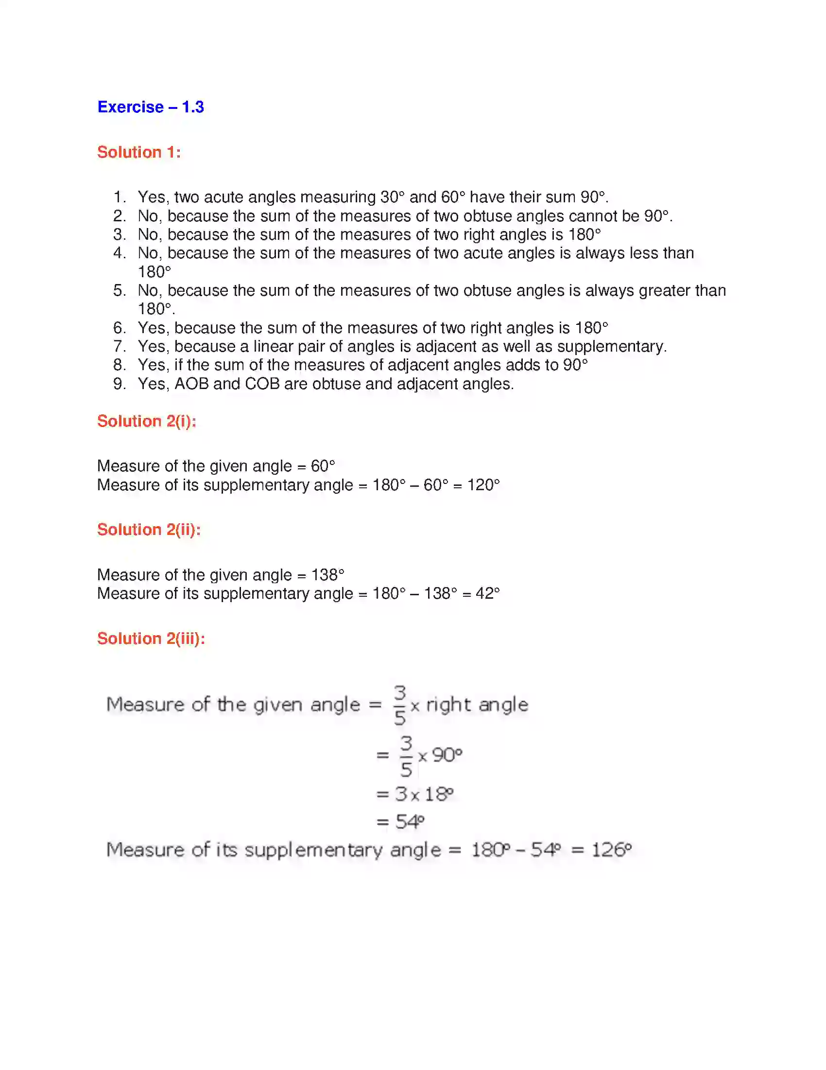 Maharashtra Board Class 9th Geometry Lines And Angles Solution 8
